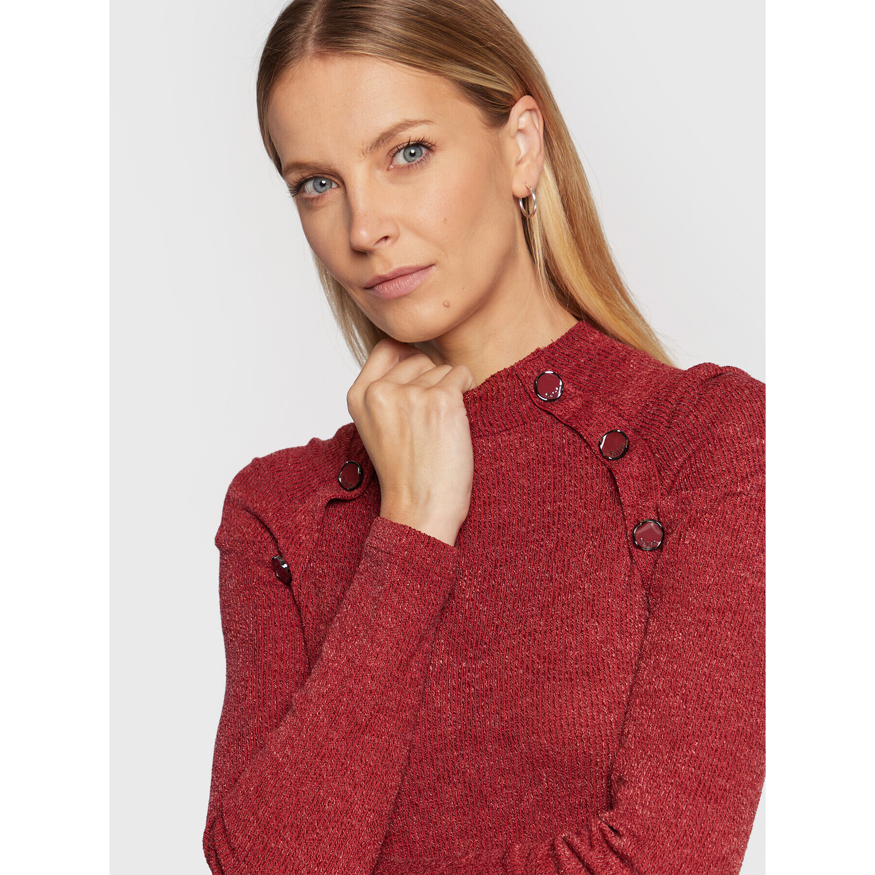 Salsa Блуза 126472 Червен Slim Fit - Pepit.bg
