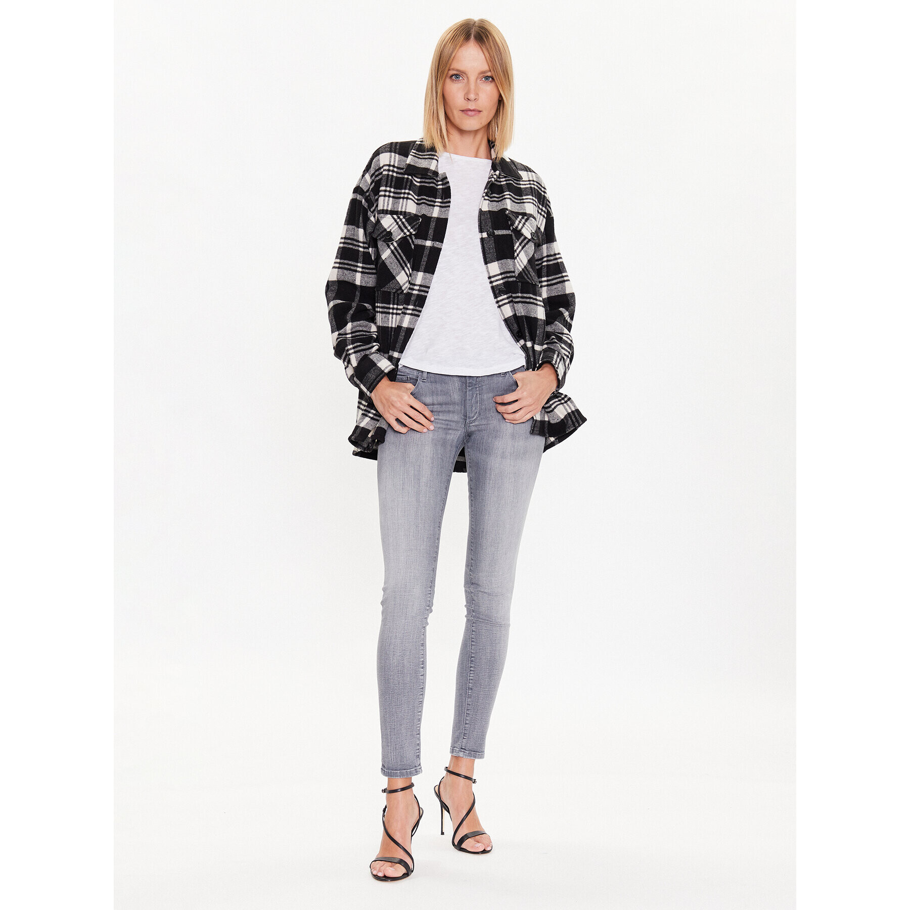 Salsa Дънки 123748 Сив Skinny Fit - Pepit.bg