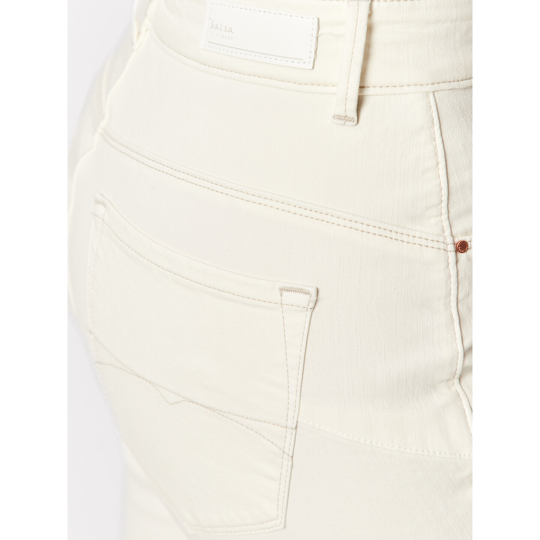 Salsa Дънки 125731 Бял Bottom Up Fit - Pepit.bg