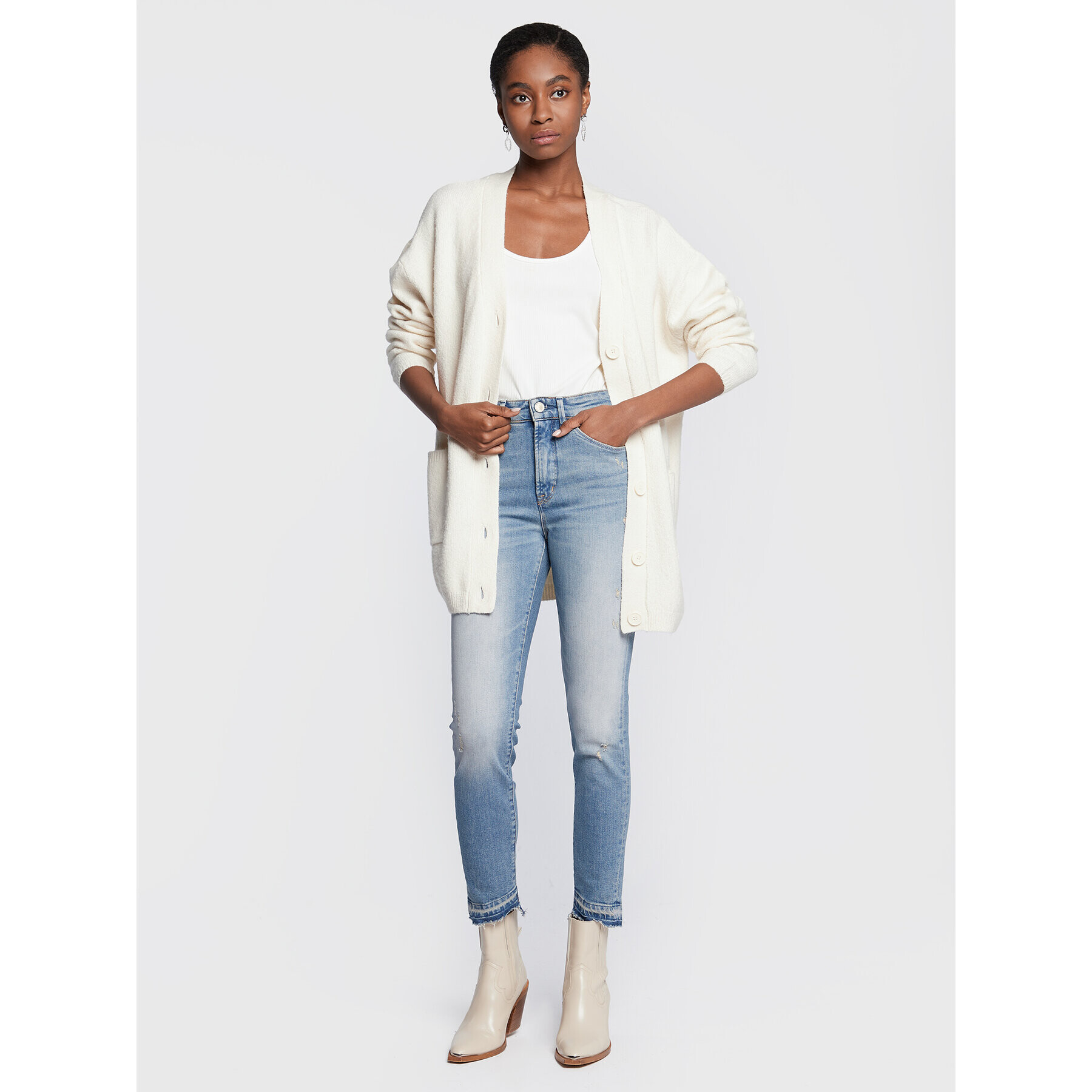 Salsa Дънки 126635 Син Skinny Fit - Pepit.bg