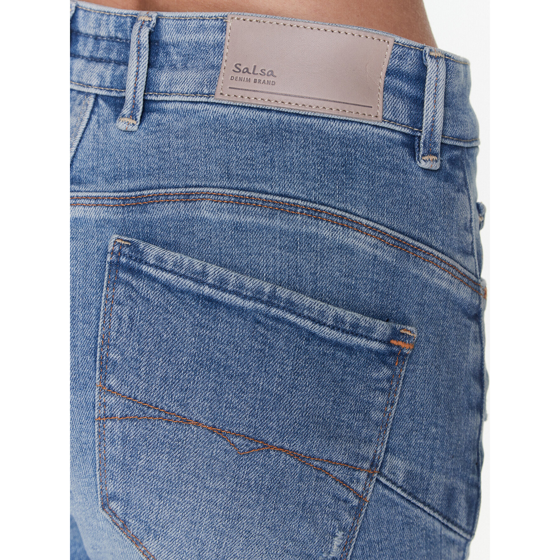 Salsa Дънки 127207 Син Cropped Fit - Pepit.bg