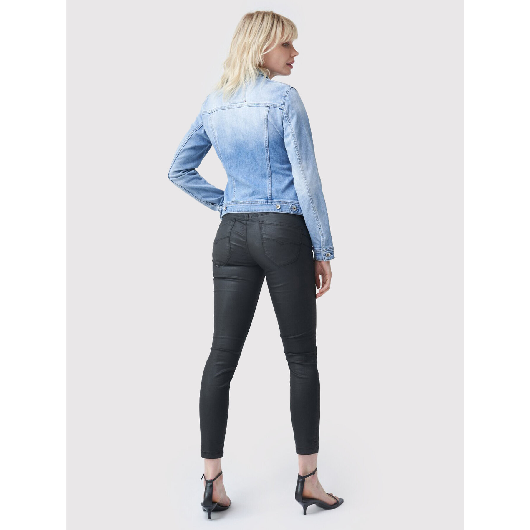 Salsa Дънково яке 123134 Син Slim Fit - Pepit.bg