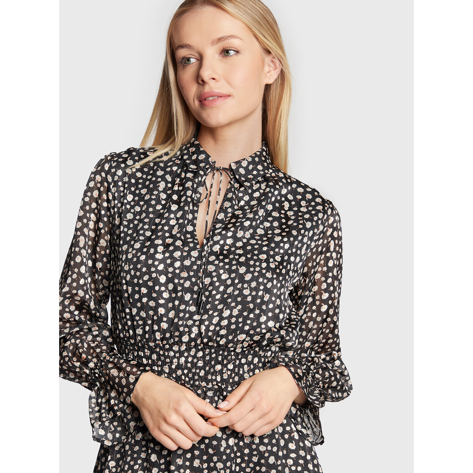Salsa Ежедневна рокля 126456 Черен Regular Fit - Pepit.bg