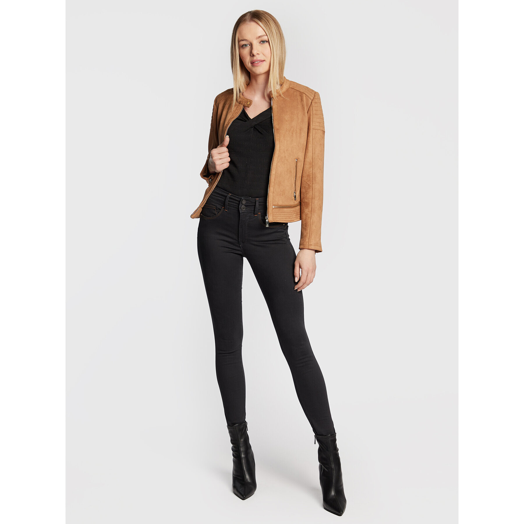 Salsa Преходно яке 126376 Кафяв Slim Fit - Pepit.bg