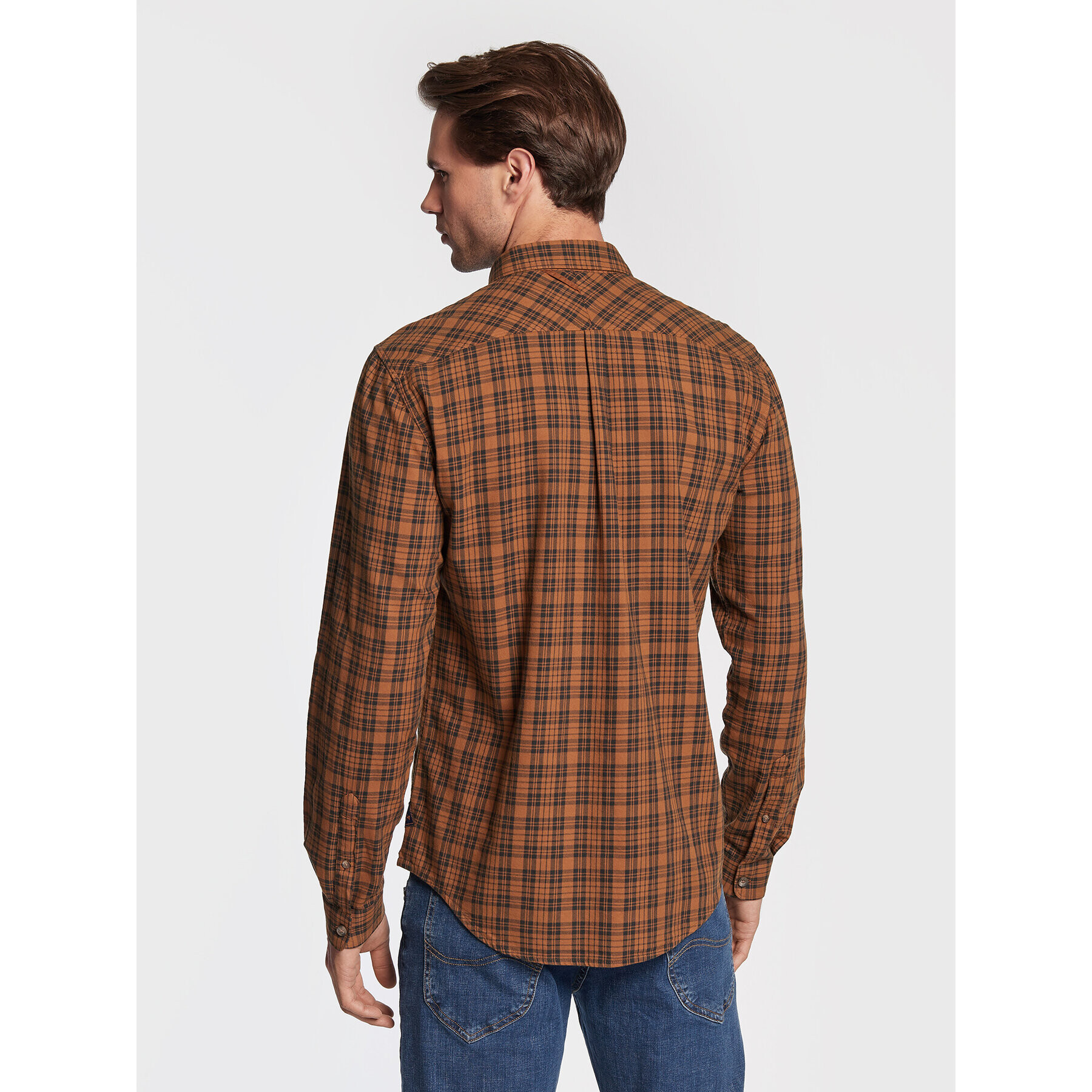 Salsa Риза 126529 Кафяв Slim Fit - Pepit.bg
