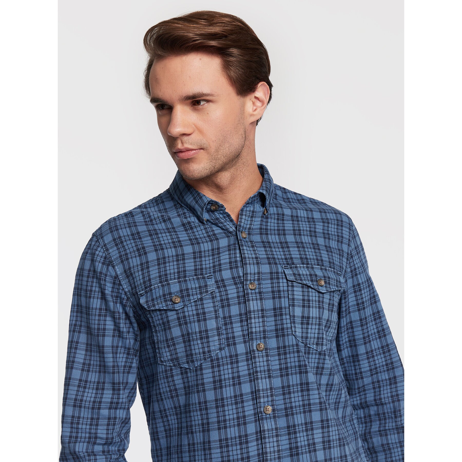 Salsa Риза 126529 Син Slim Fit - Pepit.bg