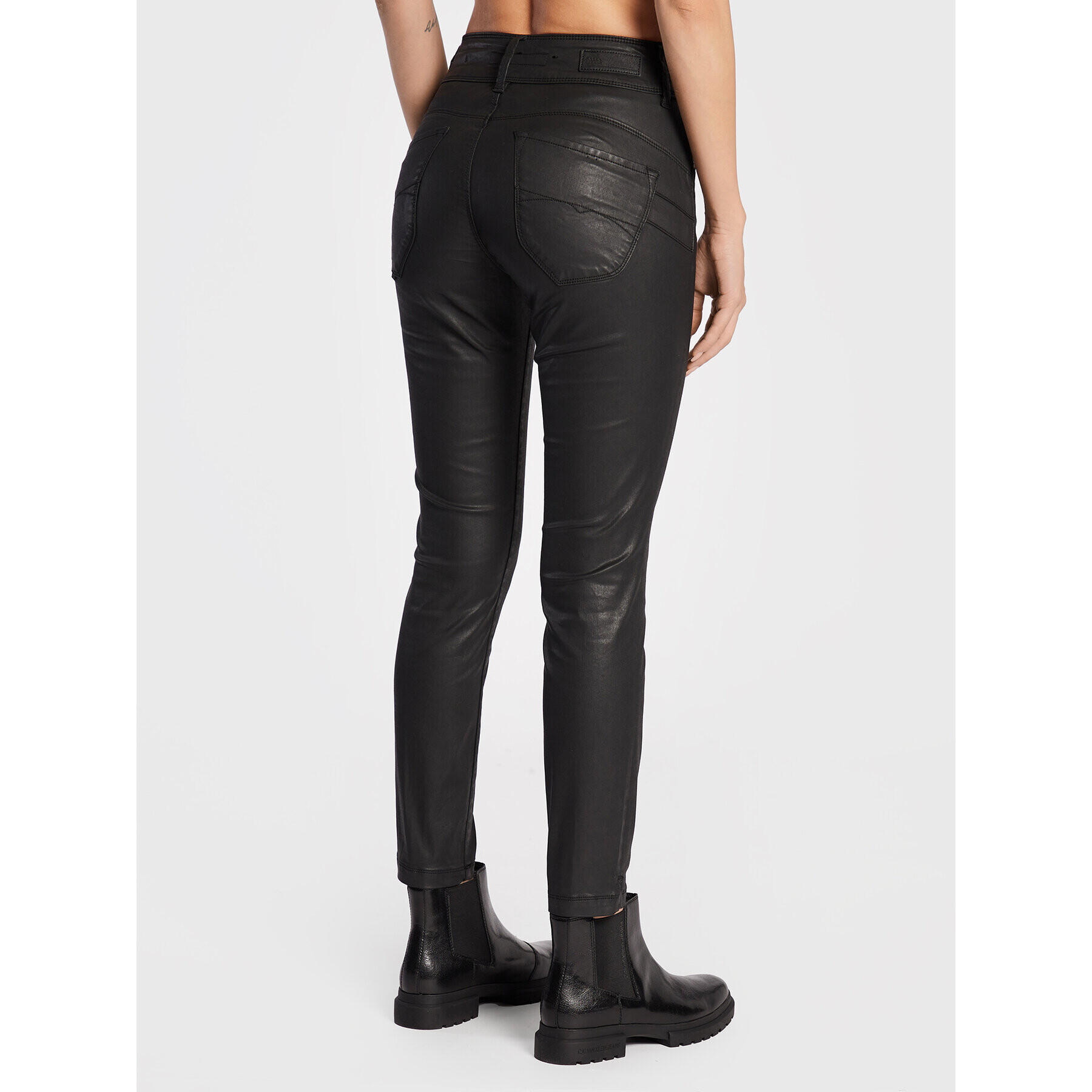 Salsa Текстилни панталони 121997 Черен Slim Fit - Pepit.bg