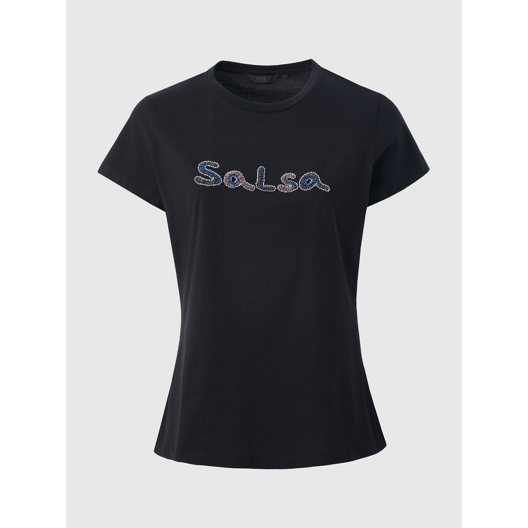 Salsa Тишърт 124326 Черен Regular Fit - Pepit.bg