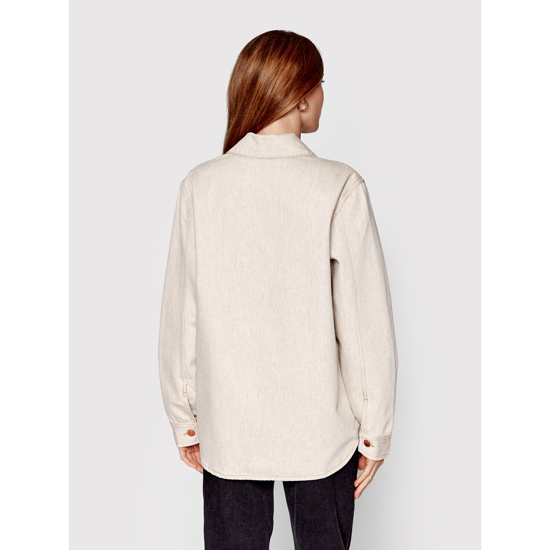 Samsøe Samsøe Дънково яке Rositta F22200176 Бежов Regular Fit - Pepit.bg