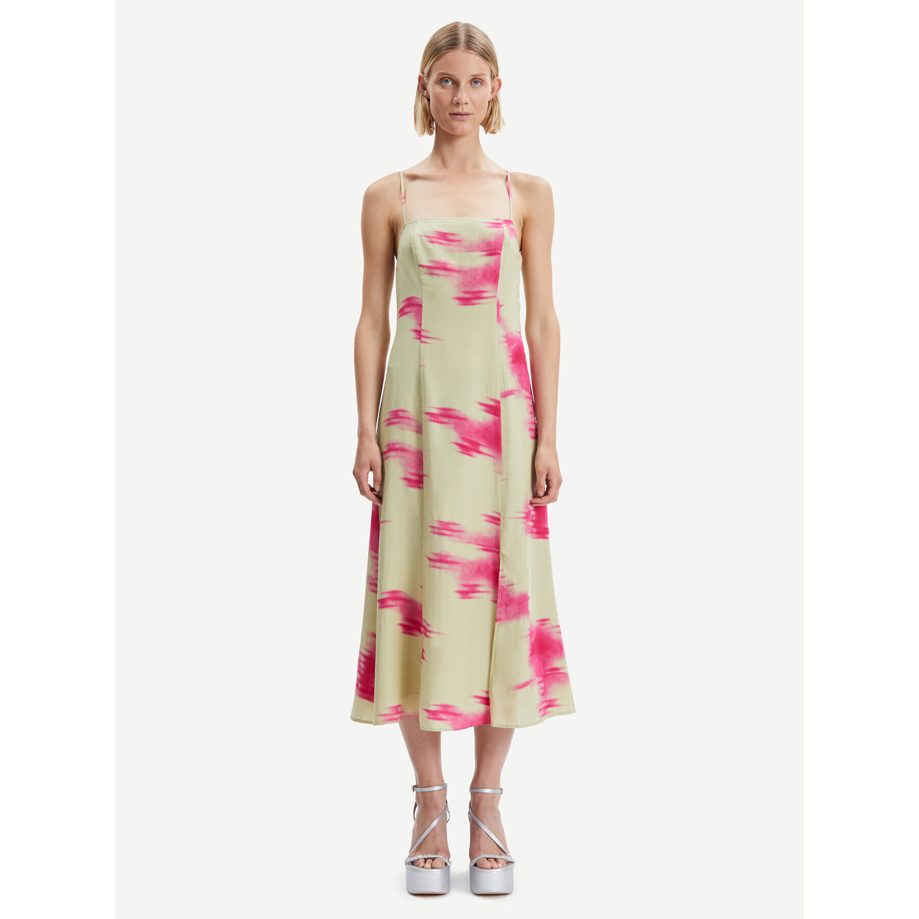 Samsøe Samsøe Ежедневна рокля Annah F23100152 Зелен Regular Fit - Pepit.bg