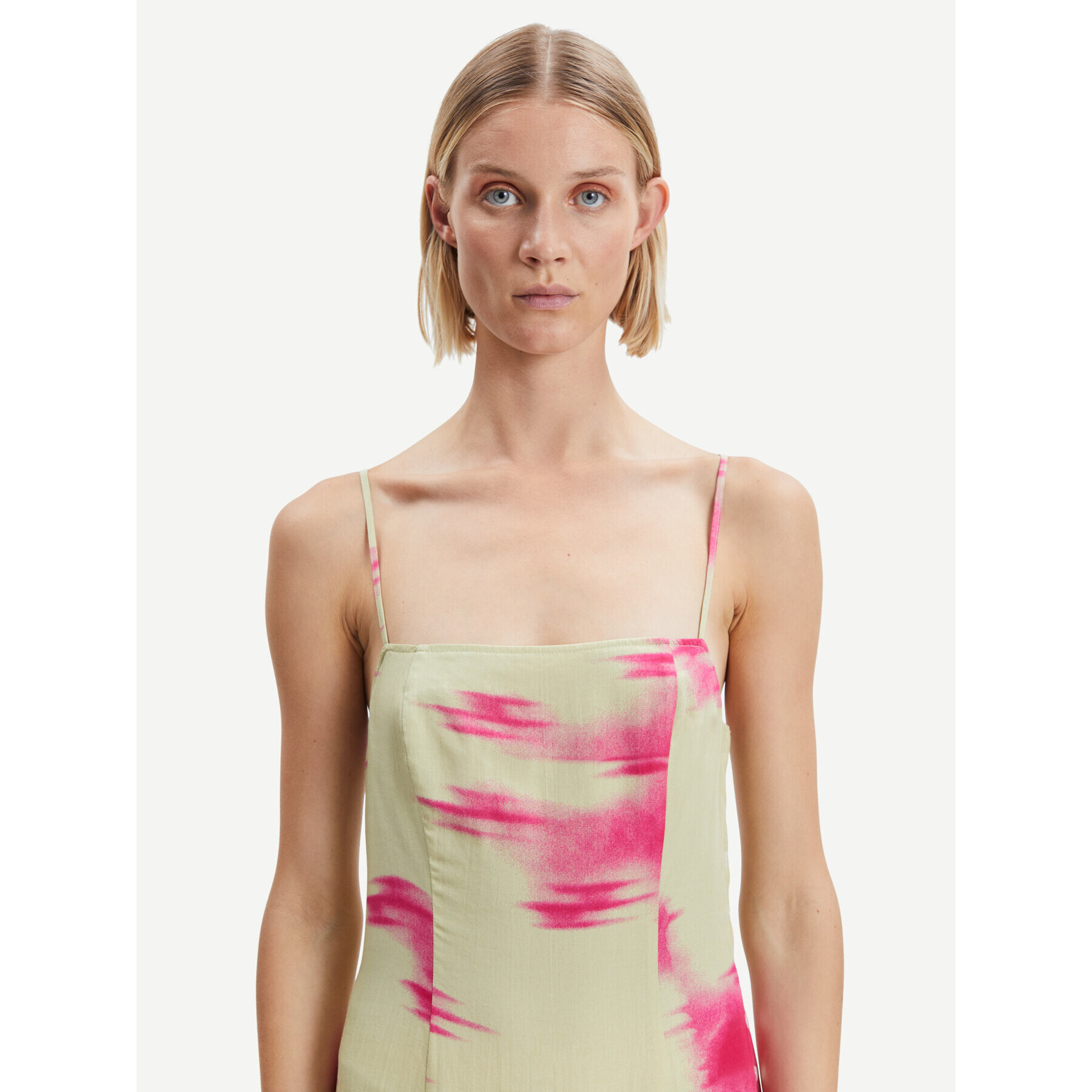 Samsøe Samsøe Ежедневна рокля Annah F23100152 Зелен Regular Fit - Pepit.bg