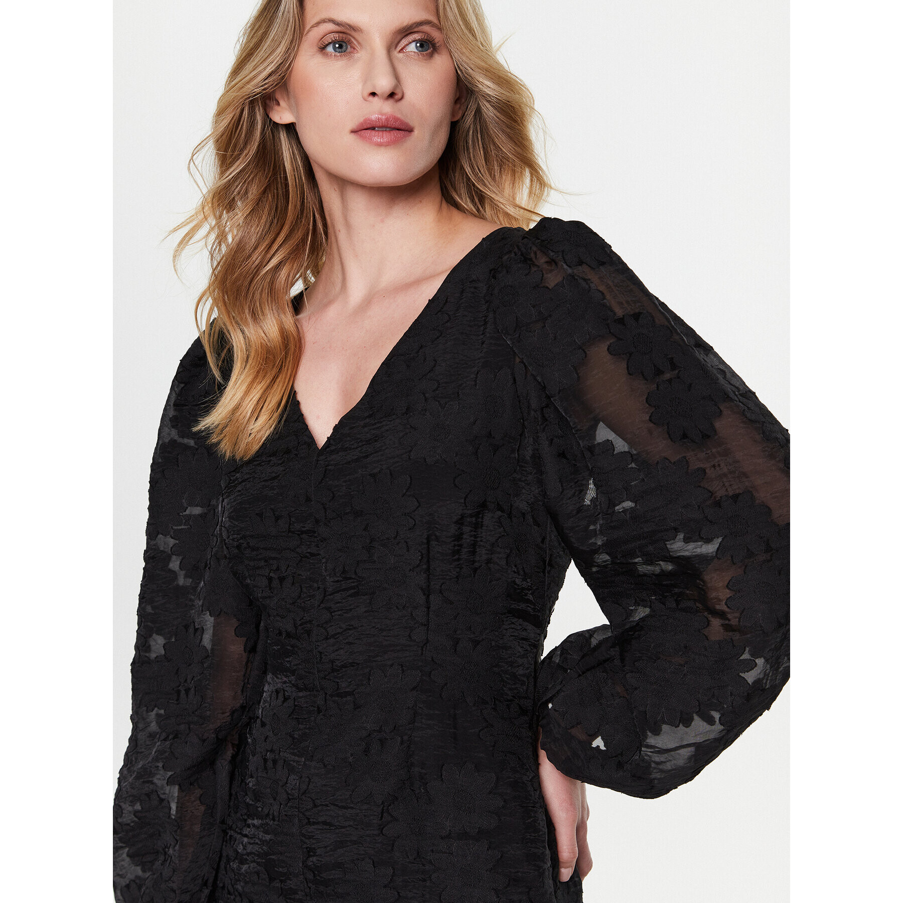 Samsøe Samsøe Коктейлна рокля Anai F00002933 Черен Regular Fit - Pepit.bg