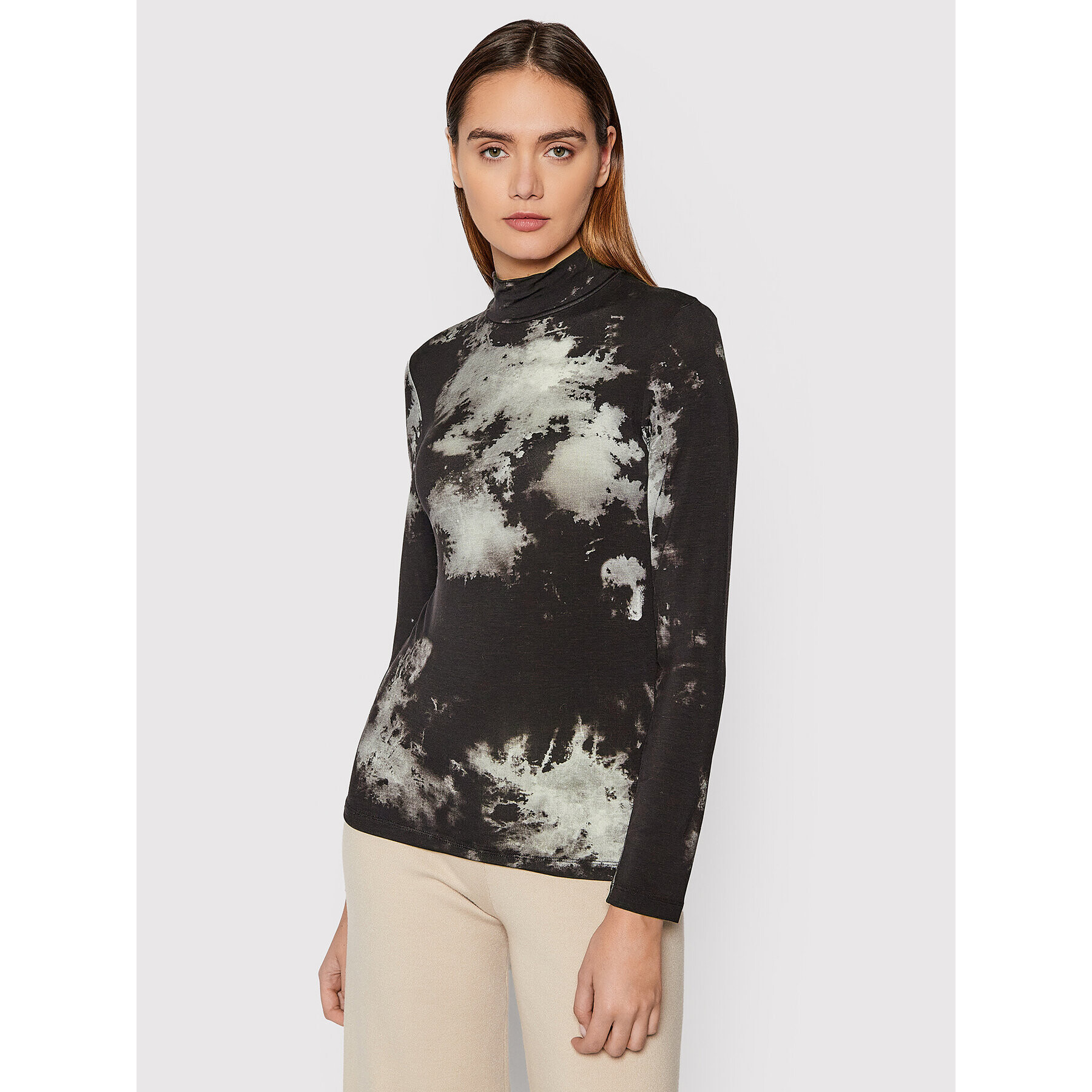 Samsøe Samsøe Поло Elsi F21400080 Черен Slim Fit - Pepit.bg