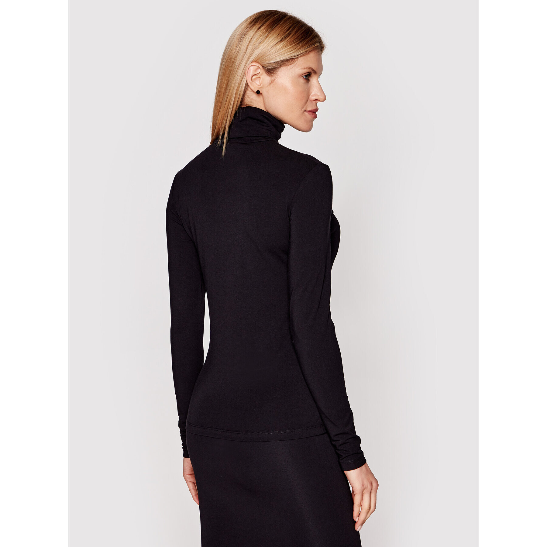 Samsøe Samsøe Поло Ester T-n 265 F00013122 Черен Slim Fit - Pepit.bg