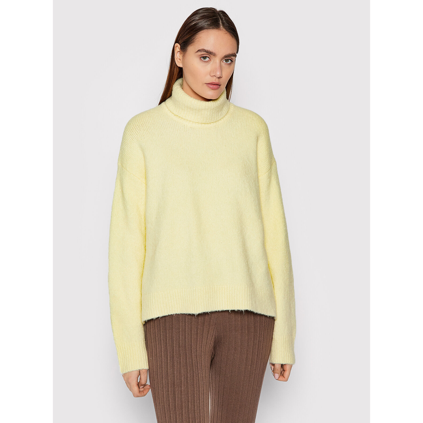Samsøe Samsøe Поло Issa F21400010 Жълт Regular Fit - Pepit.bg