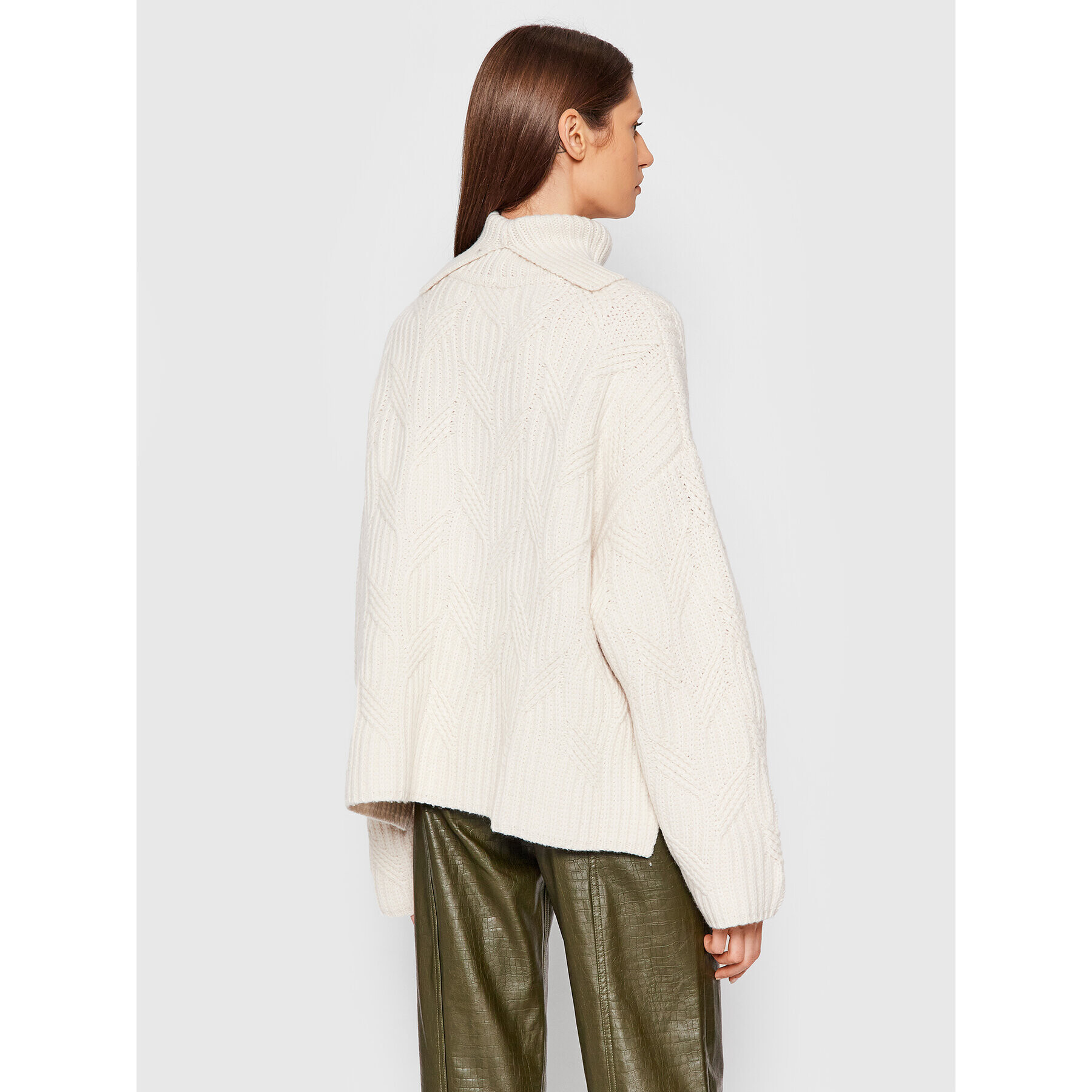 Samsøe Samsøe Поло Kei F21300022 Бежов Regular Fit - Pepit.bg