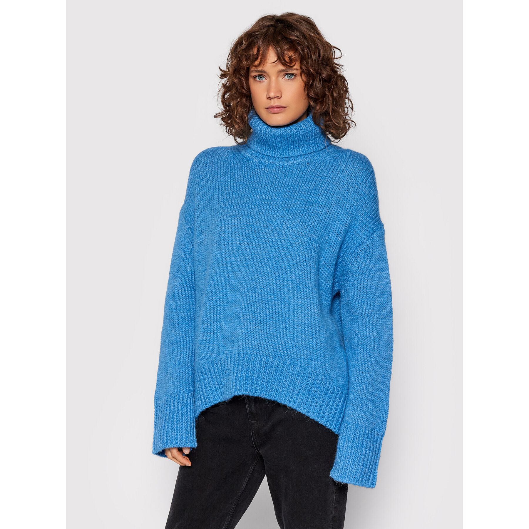 Samsøe Samsøe Поло Molli F21300186 Син Regular Fit - Pepit.bg