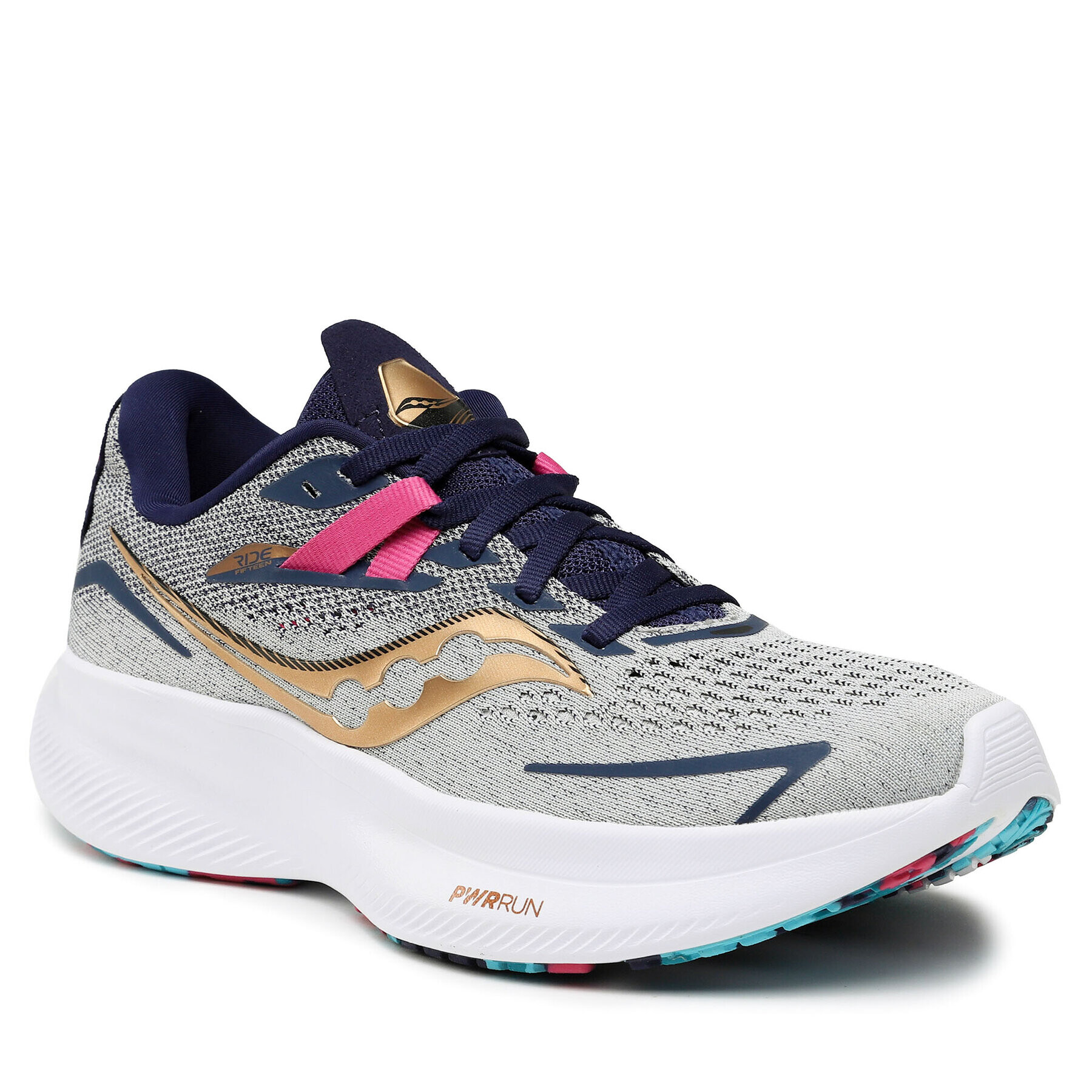 Saucony Обувки Ride 15 S10729-40 Сив - Pepit.bg