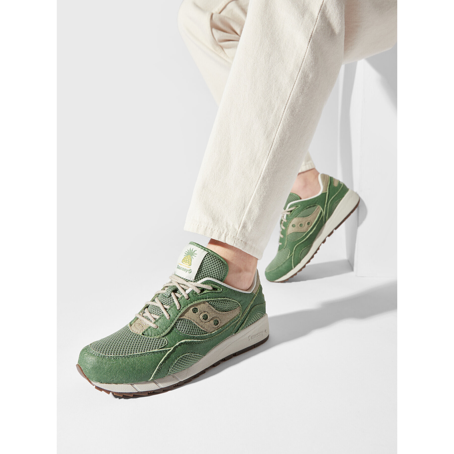 Saucony Сникърси Shadow 6000 S70639 Зелен - Pepit.bg