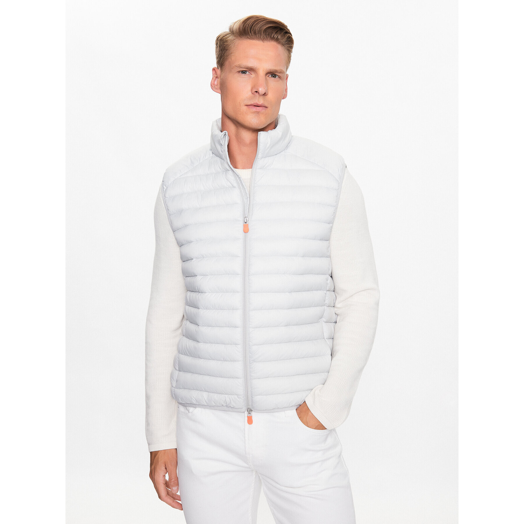 Save The Duck Елек Adam D82410M GIGA17 Сив Regular Fit - Pepit.bg