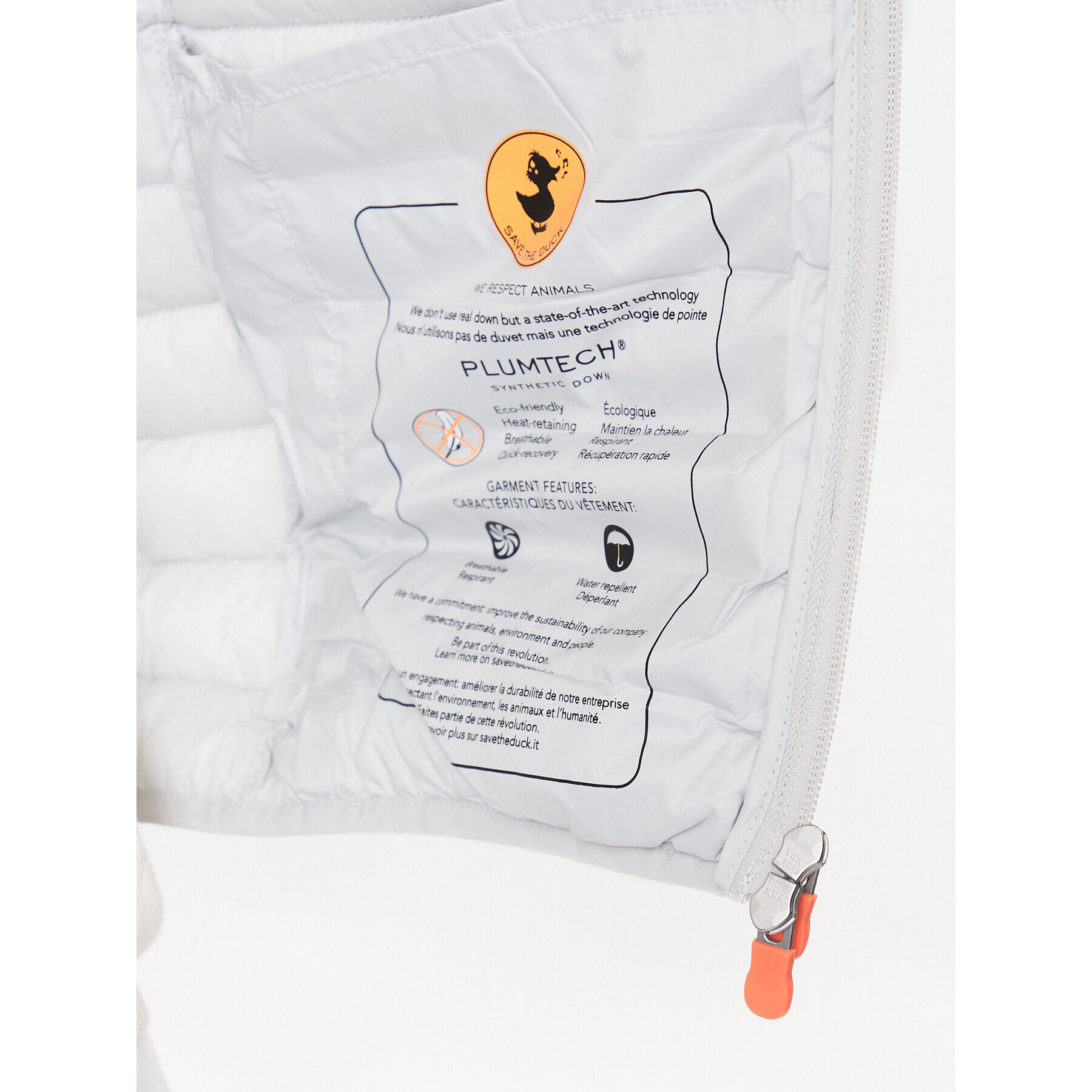Save The Duck Елек Adam D82410M GIGA17 Сив Regular Fit - Pepit.bg