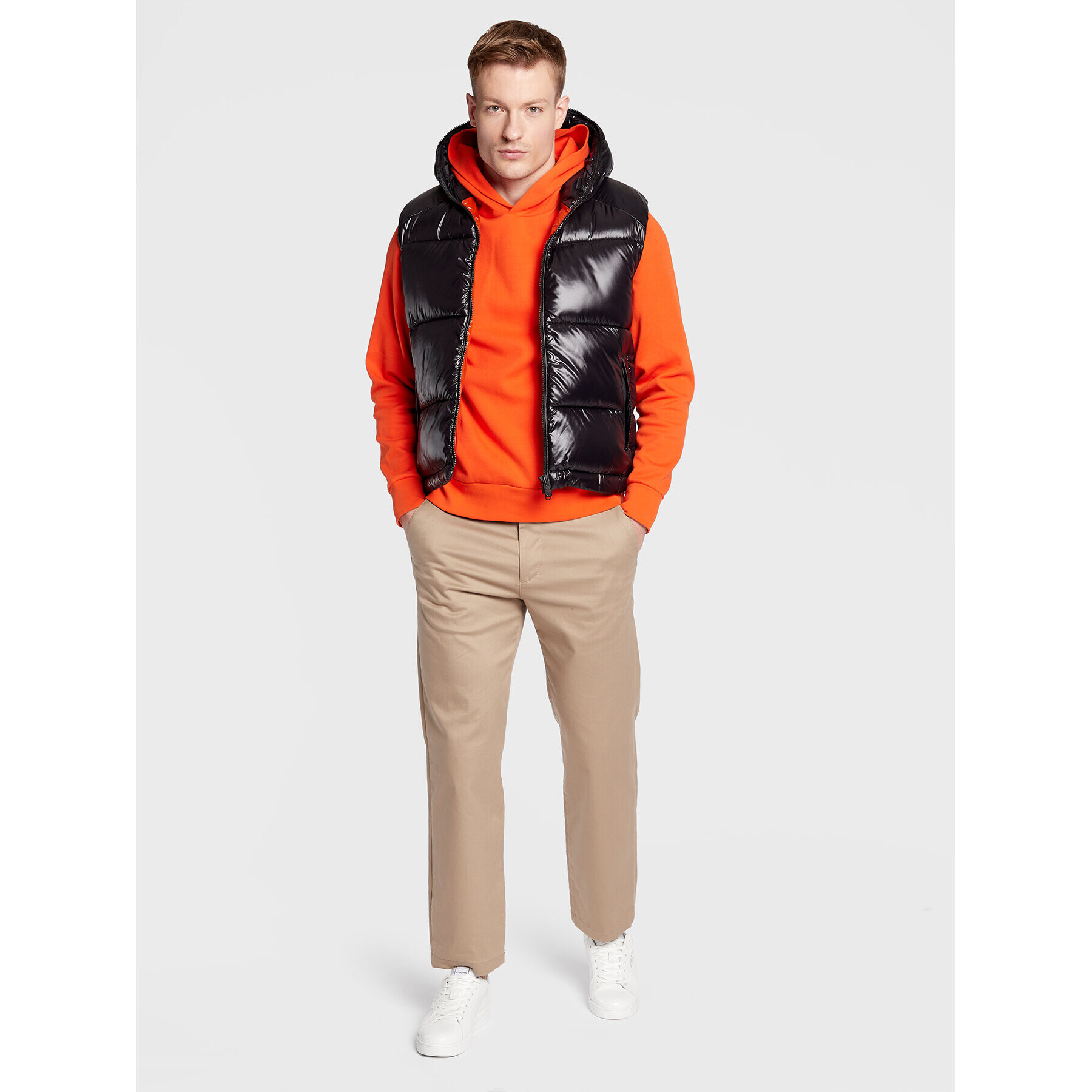 Save The Duck Елек D80296M LUCK15 Черен Regular Fit - Pepit.bg