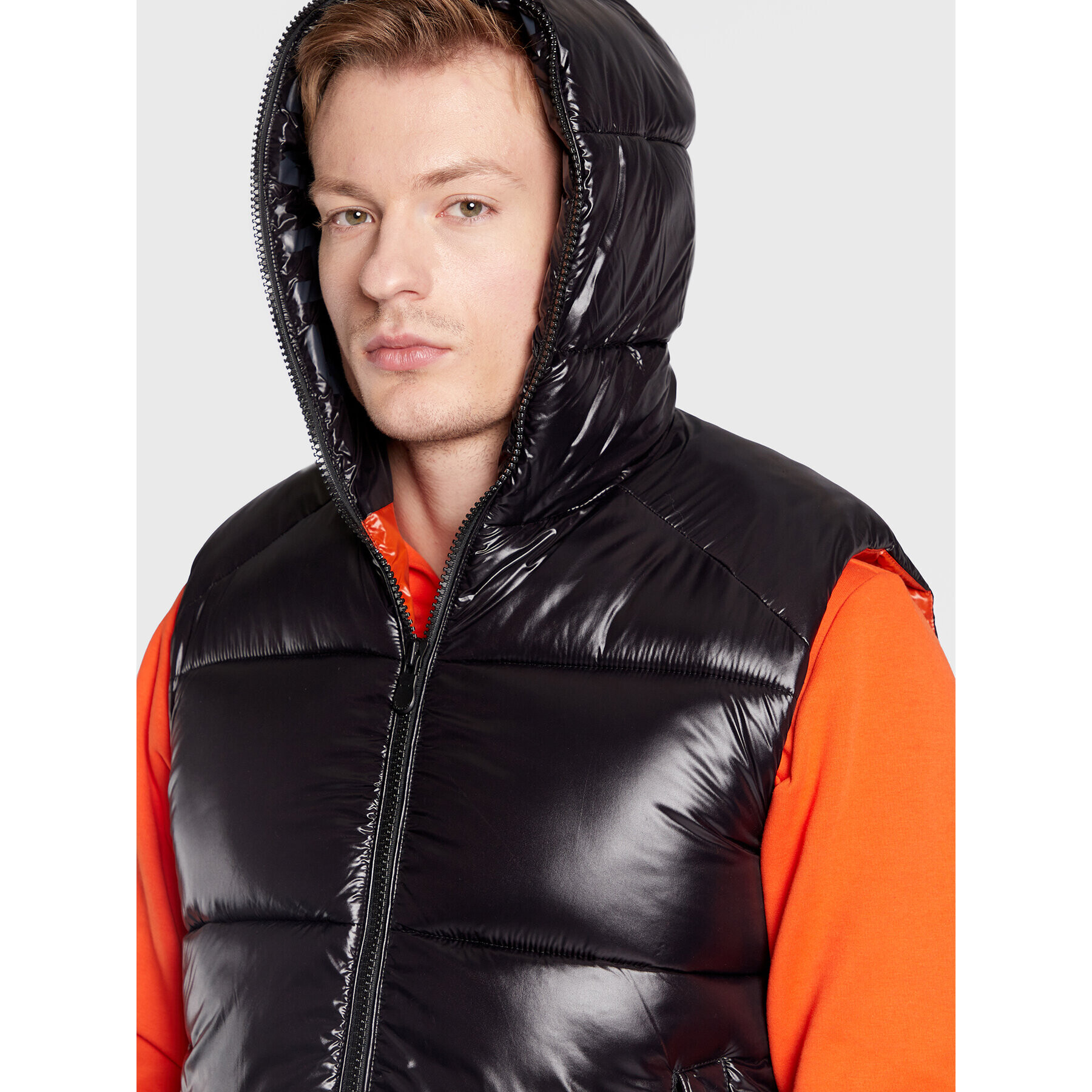 Save The Duck Елек D80296M LUCK15 Черен Regular Fit - Pepit.bg