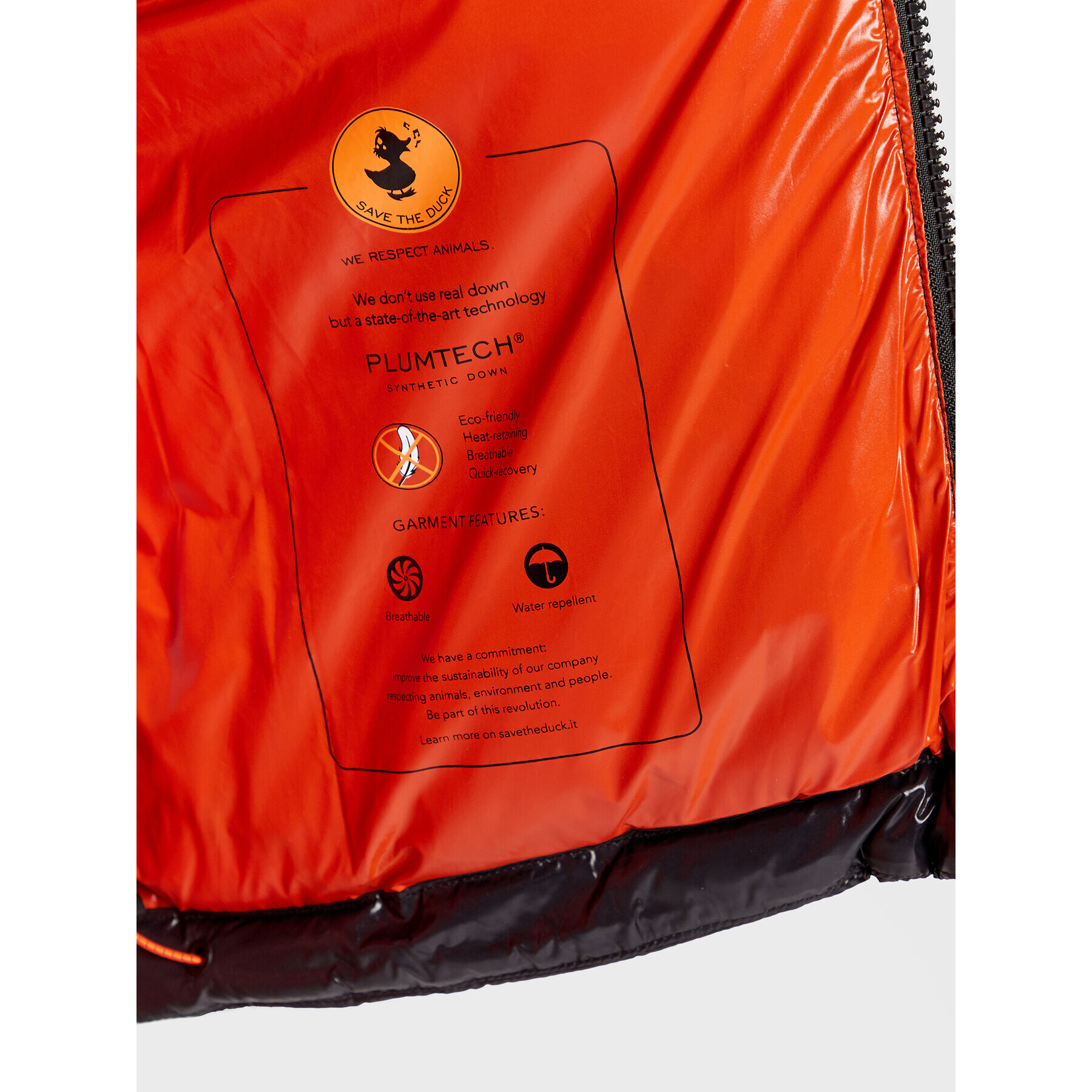 Save The Duck Елек D80296M LUCK15 Черен Regular Fit - Pepit.bg