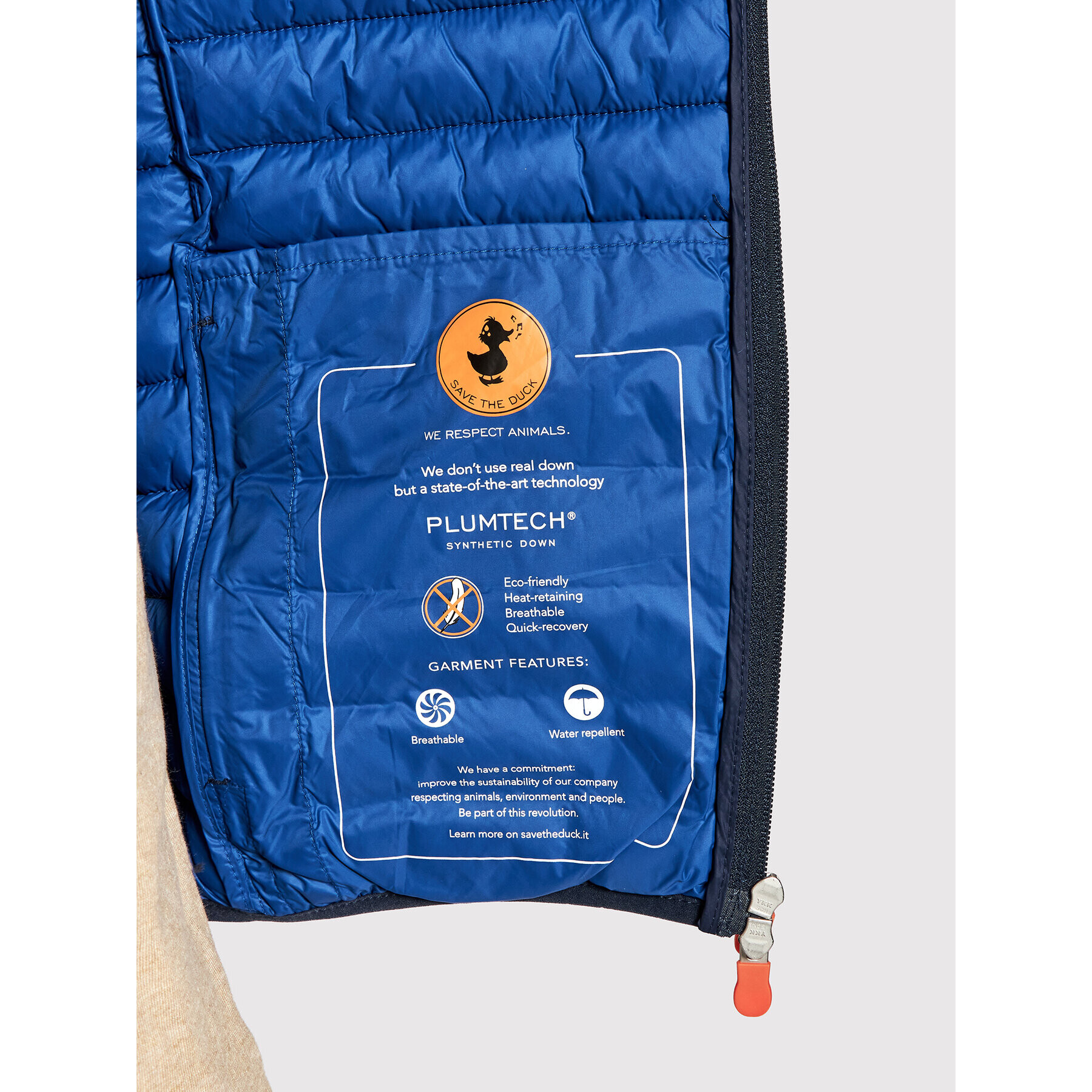 Save The Duck Елек D82410M GIGA14 Тъмносин Regular Fit - Pepit.bg