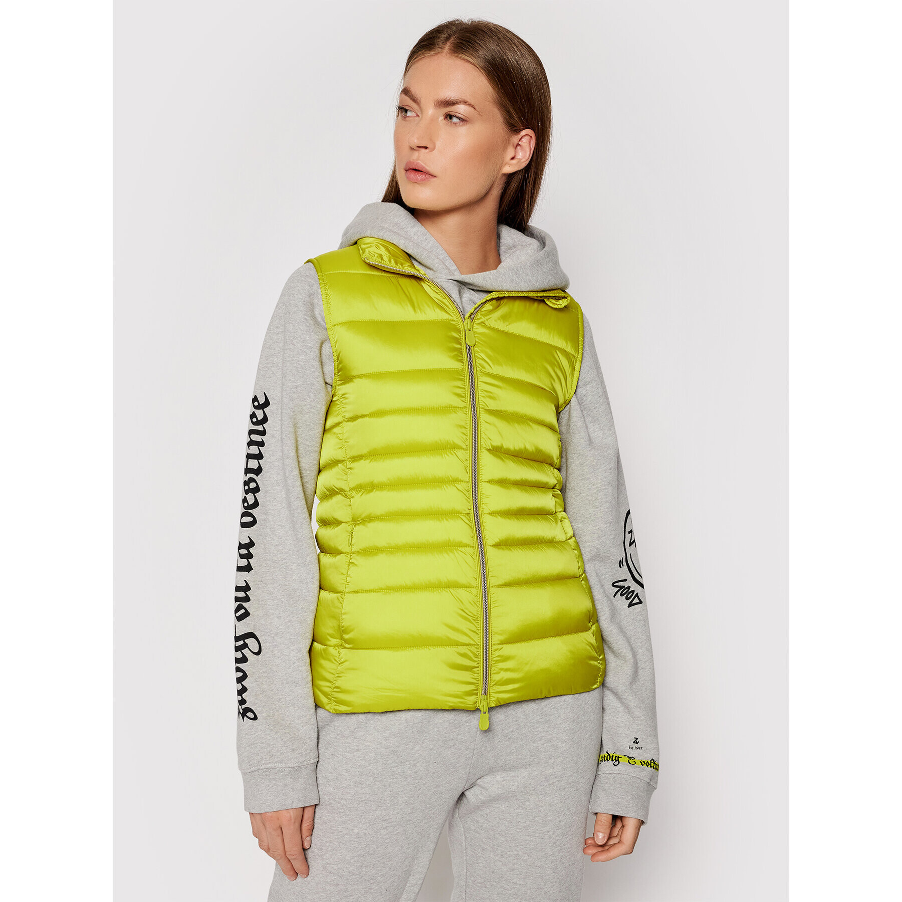 Save The Duck Елек D88490W IRIS13 Жълт Regular Fit - Pepit.bg