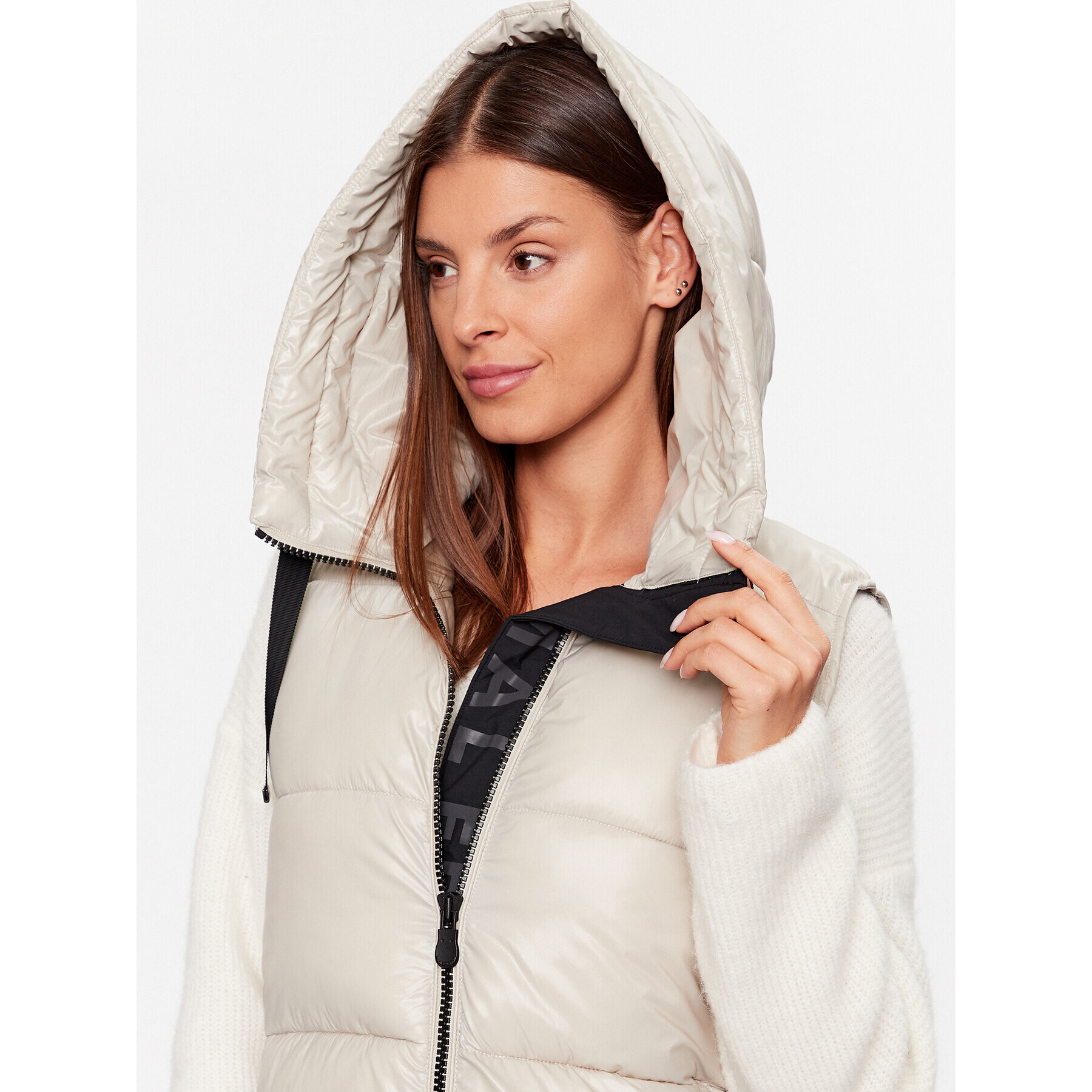 Save The Duck Елек Iria D80302W LUCK17 Бежов Regular Fit - Pepit.bg