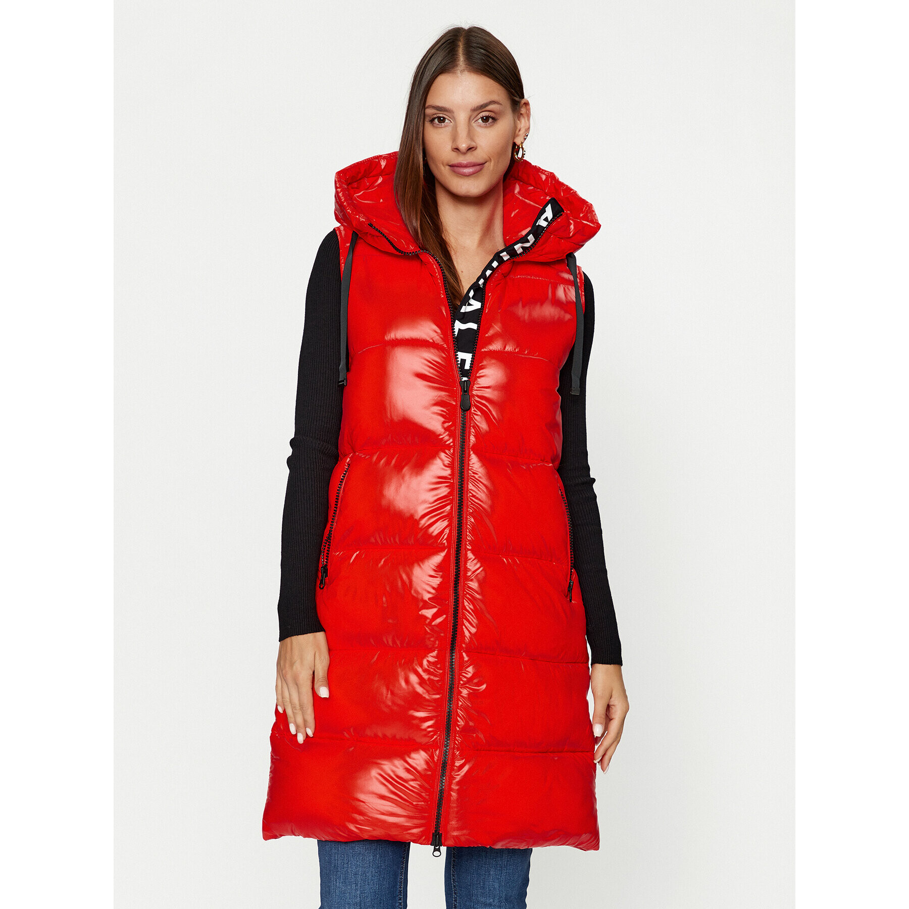 Save The Duck Елек Iria D80302W LUCK17 Червен Regular Fit - Pepit.bg