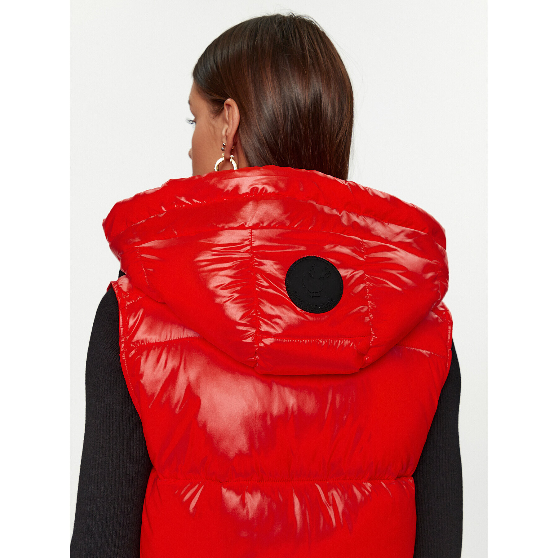 Save The Duck Елек Iria D80302W LUCK17 Червен Regular Fit - Pepit.bg