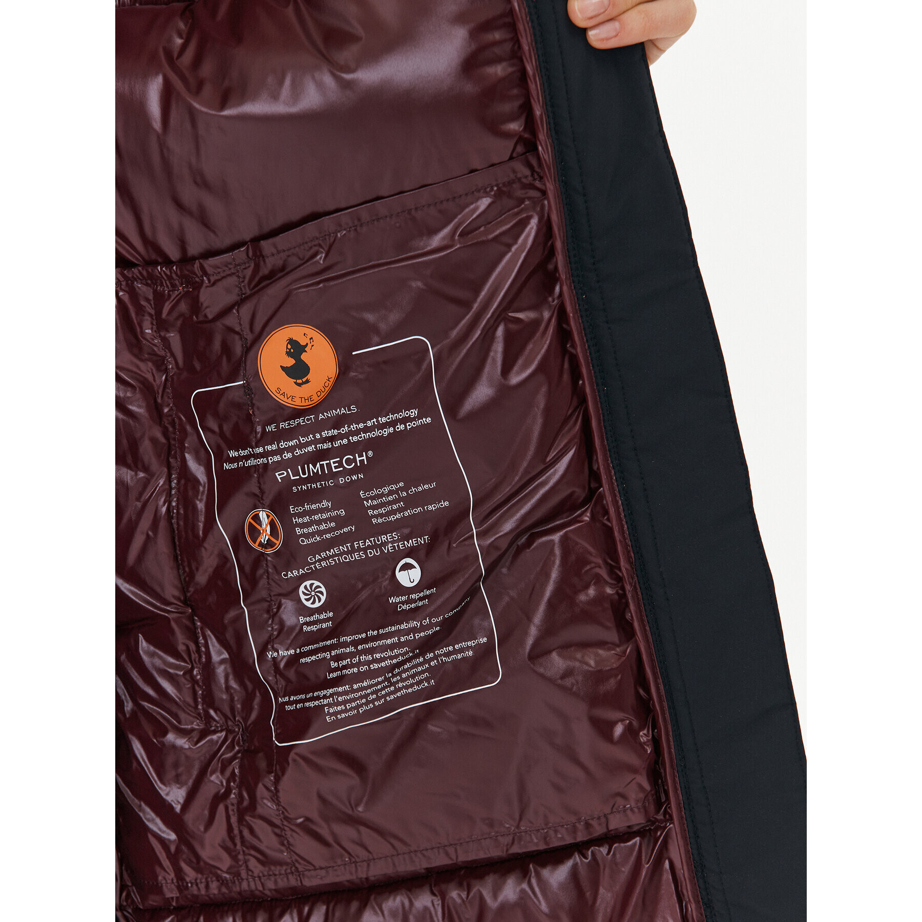 Save The Duck Елек Iria D80302W LUCK17 Розов Regular Fit - Pepit.bg