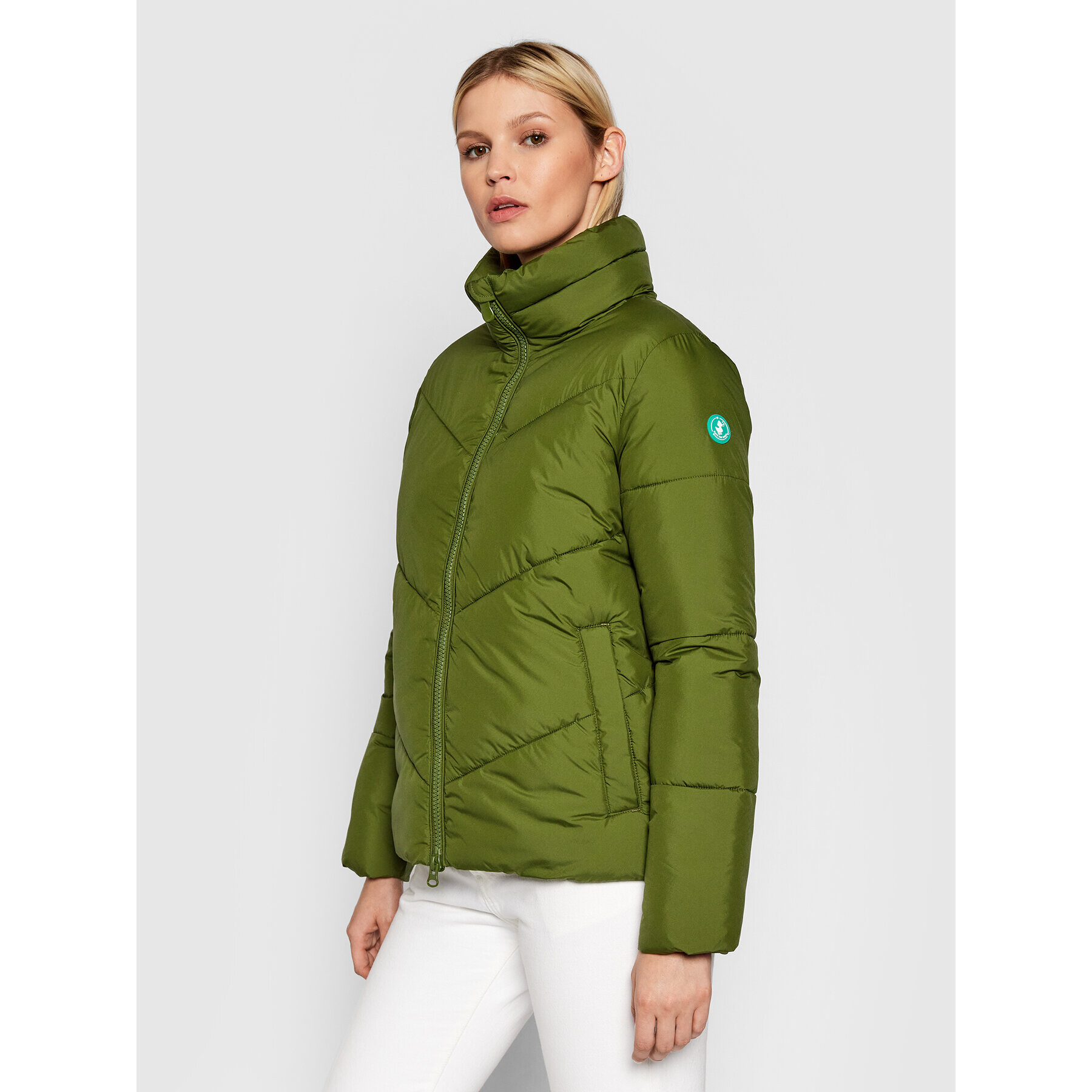 Save The Duck Пухено яке D30351W RECY13 Зелен Regular Fit - Pepit.bg
