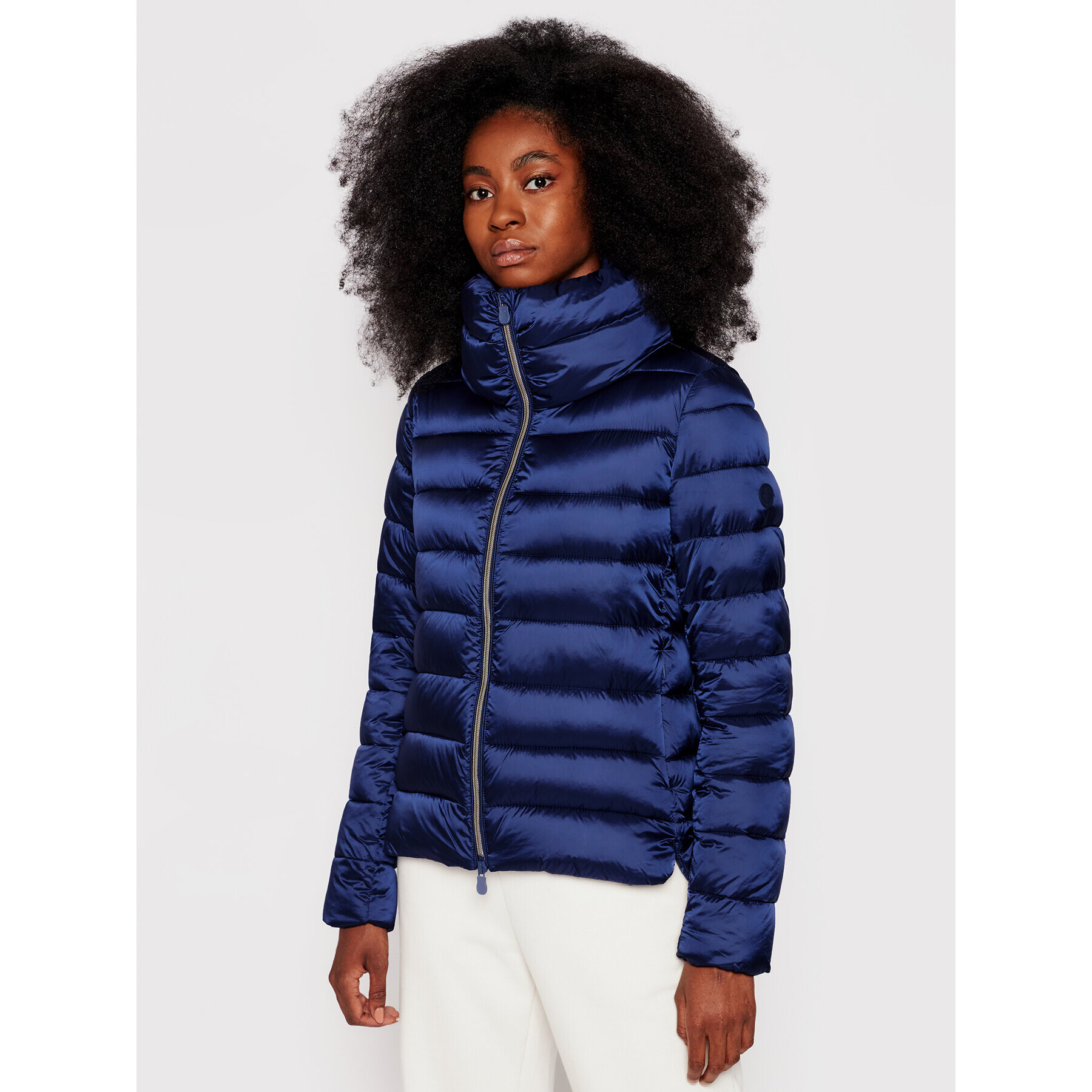 Save The Duck Пухено яке D30520W IRIS13 Тъмносин Regular Fit - Pepit.bg