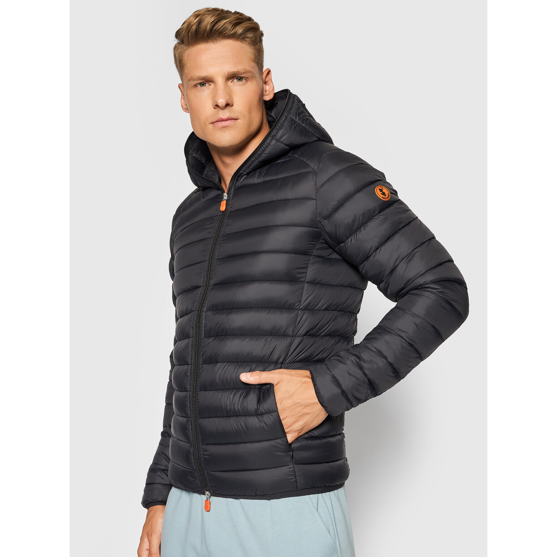 Save The Duck Пухено яке D30650M GIGA13 Черен Regular Fit - Pepit.bg
