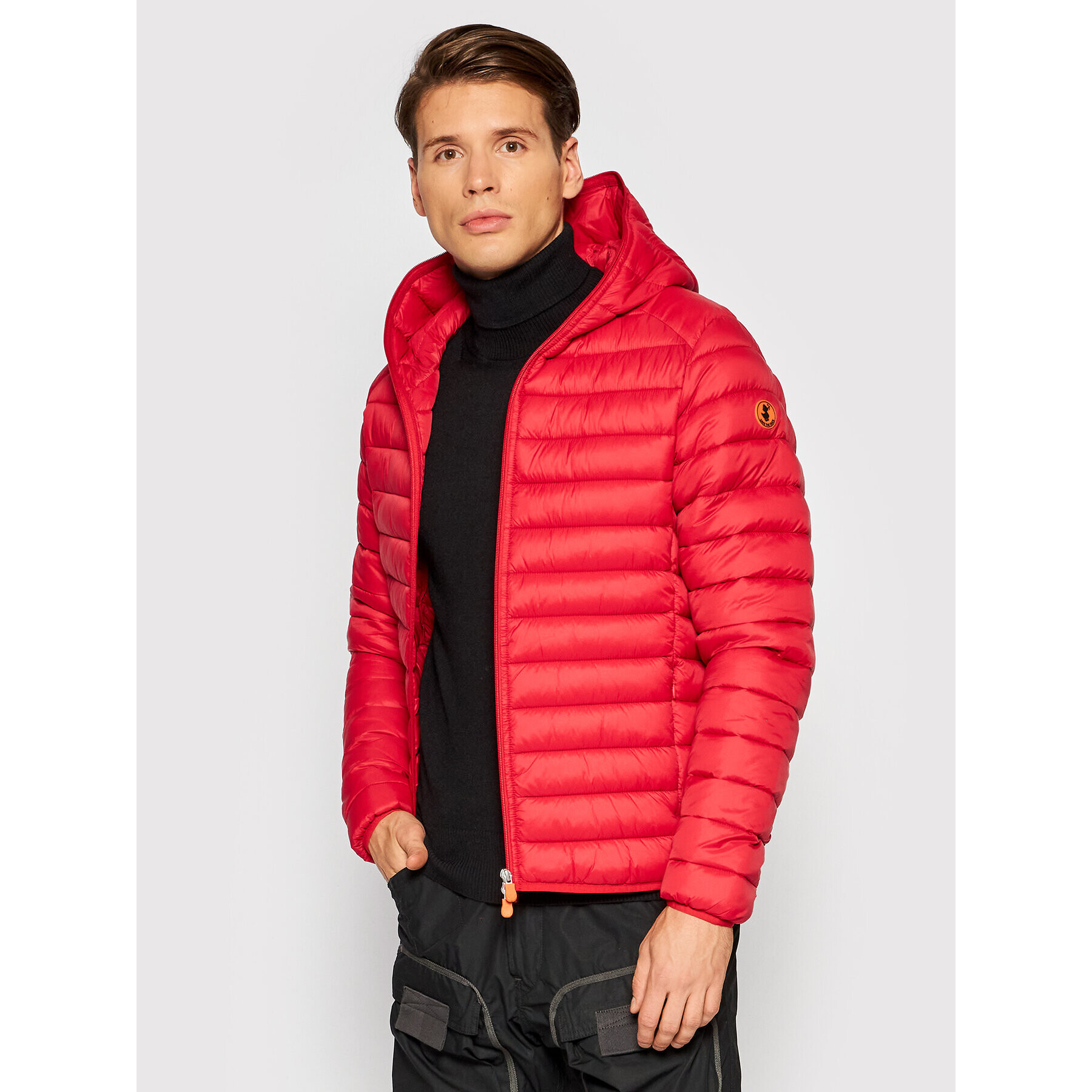 Save The Duck Пухено яке D30650M GIGA13 Червен Regular Fit - Pepit.bg