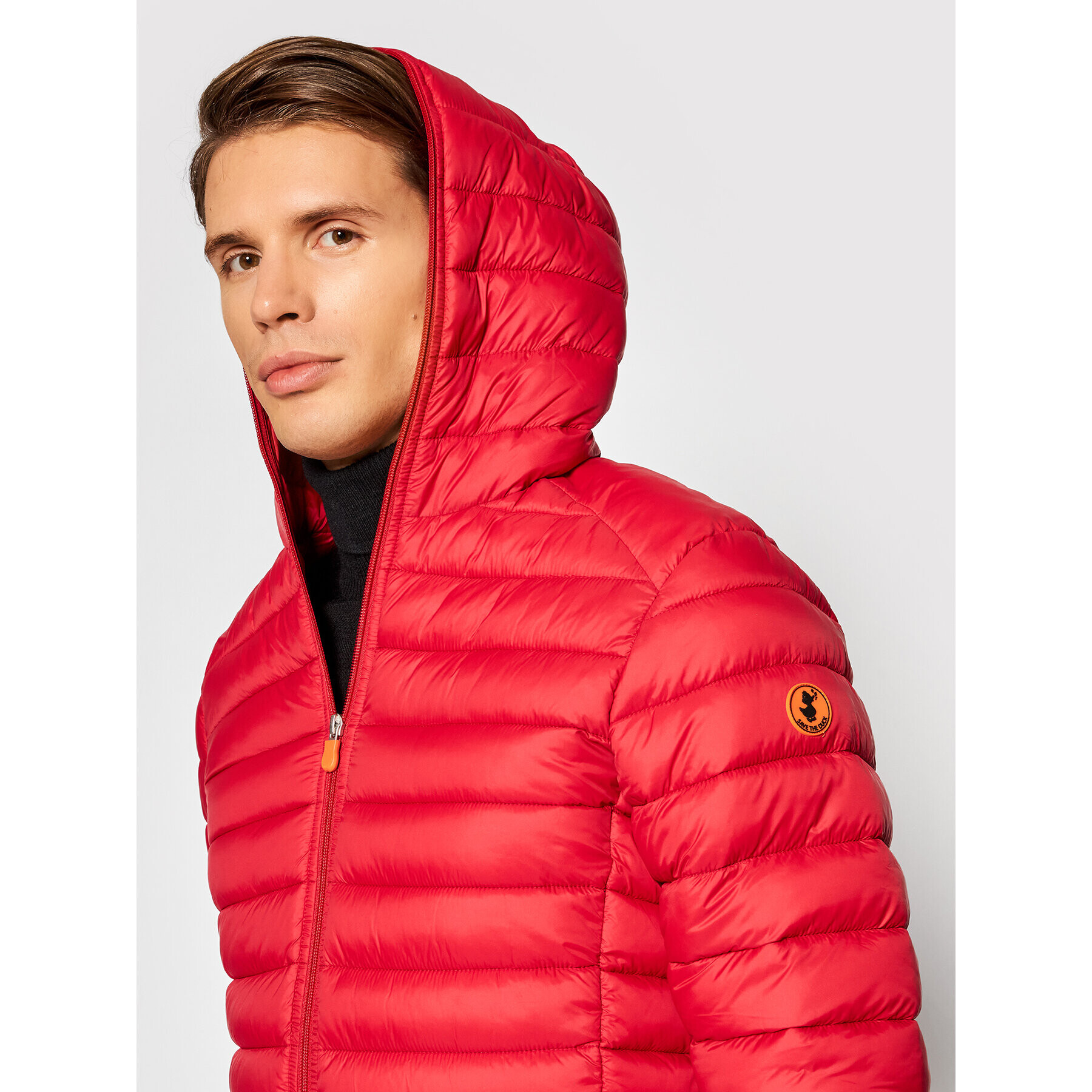 Save The Duck Пухено яке D30650M GIGA13 Червен Regular Fit - Pepit.bg