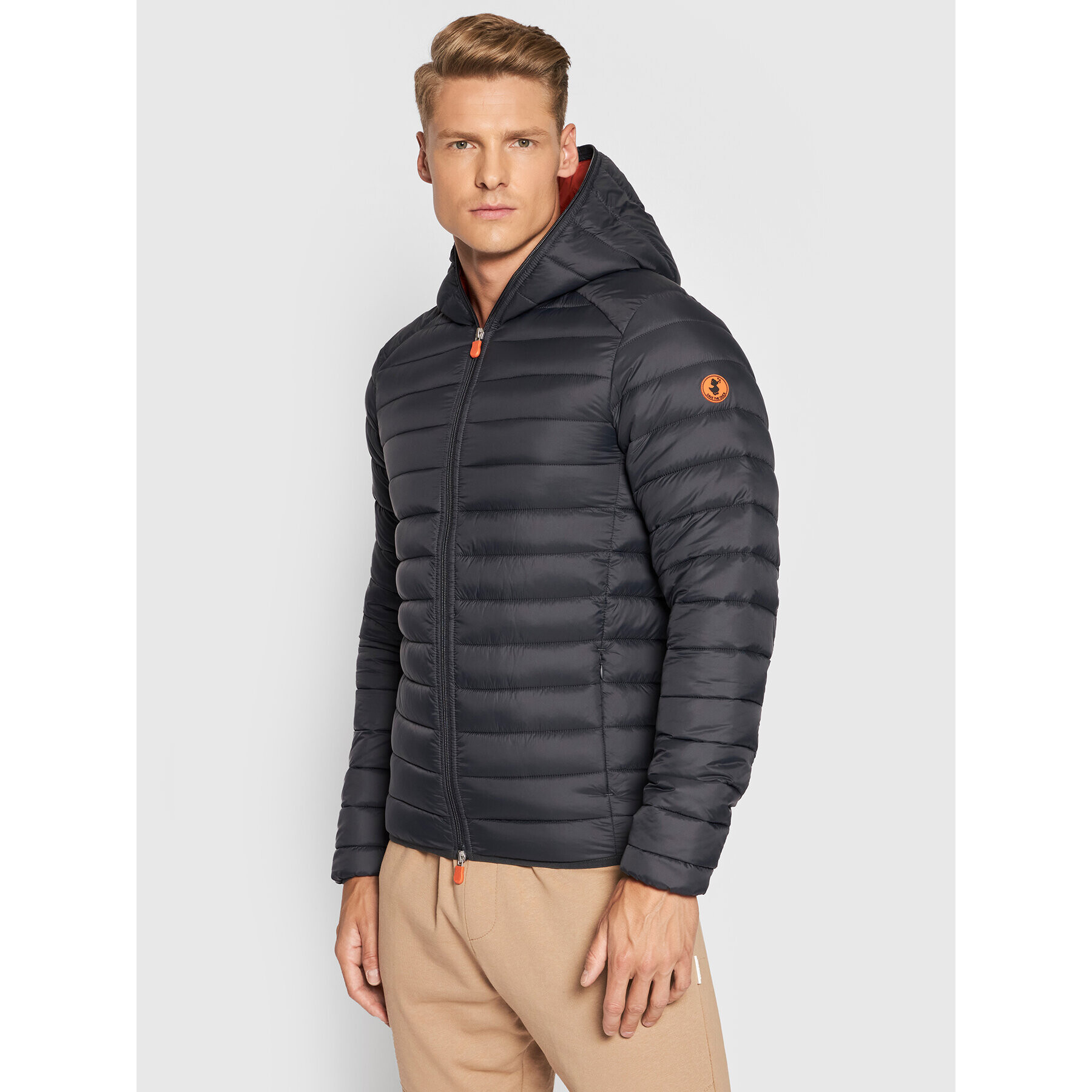 Save The Duck Пухено яке D30650M GIGA13 Черен Regular Fit - Pepit.bg