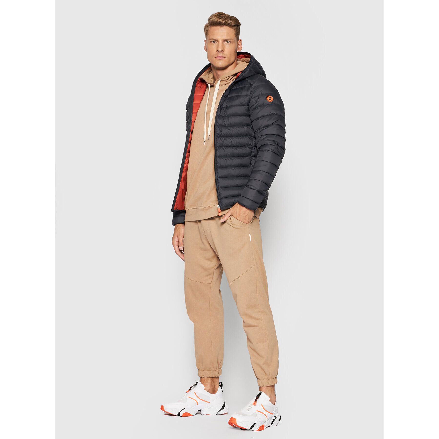 Save The Duck Пухено яке D30650M GIGA13 Черен Regular Fit - Pepit.bg