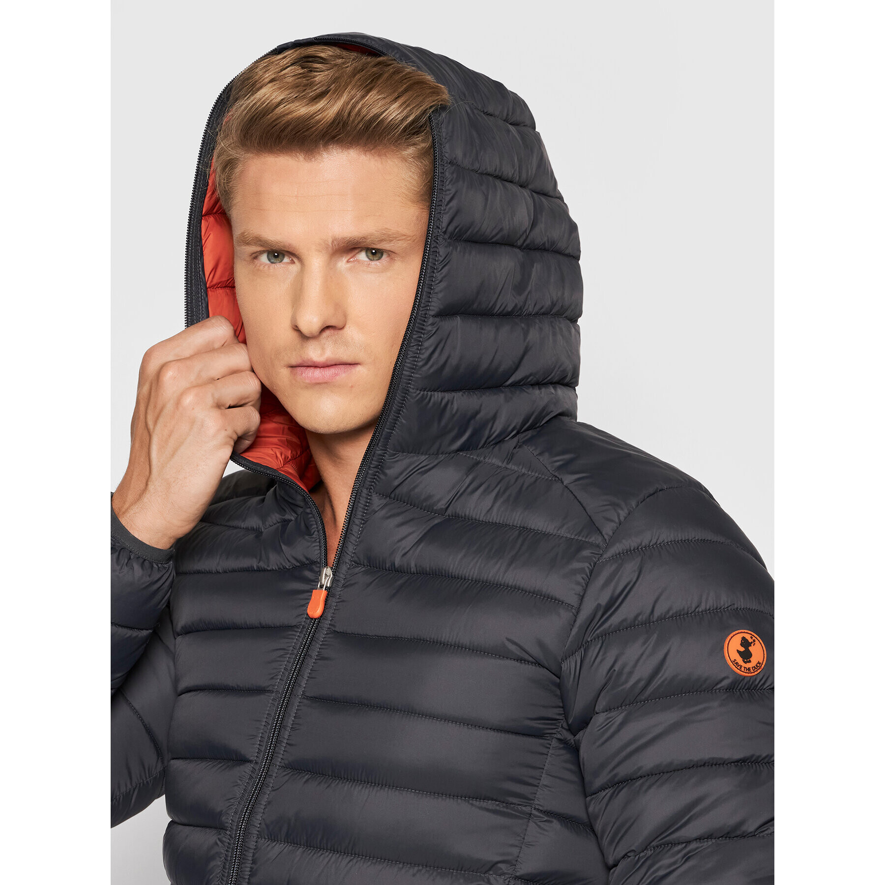Save The Duck Пухено яке D30650M GIGA13 Черен Regular Fit - Pepit.bg
