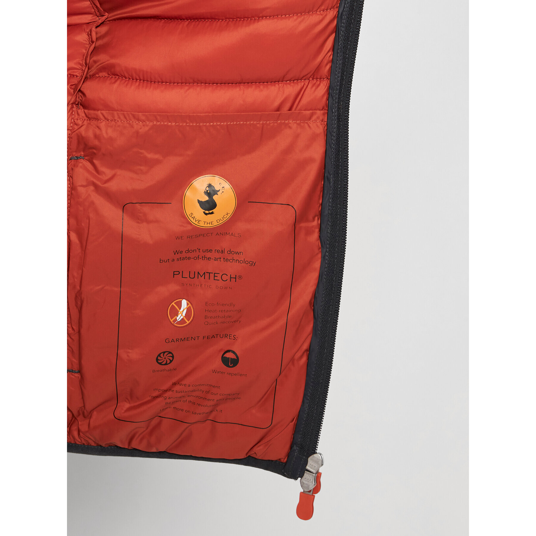 Save The Duck Пухено яке D30650M GIGA13 Черен Regular Fit - Pepit.bg