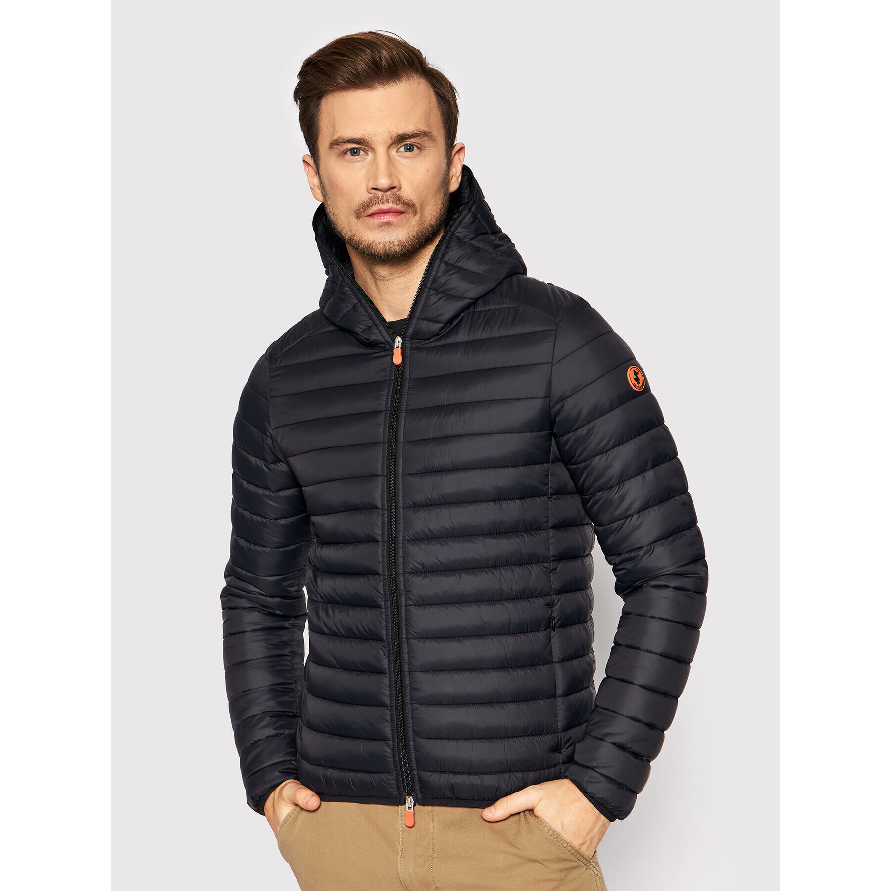 Save The Duck Пухено яке D30650M GIGA14 Черен Regular Fit - Pepit.bg