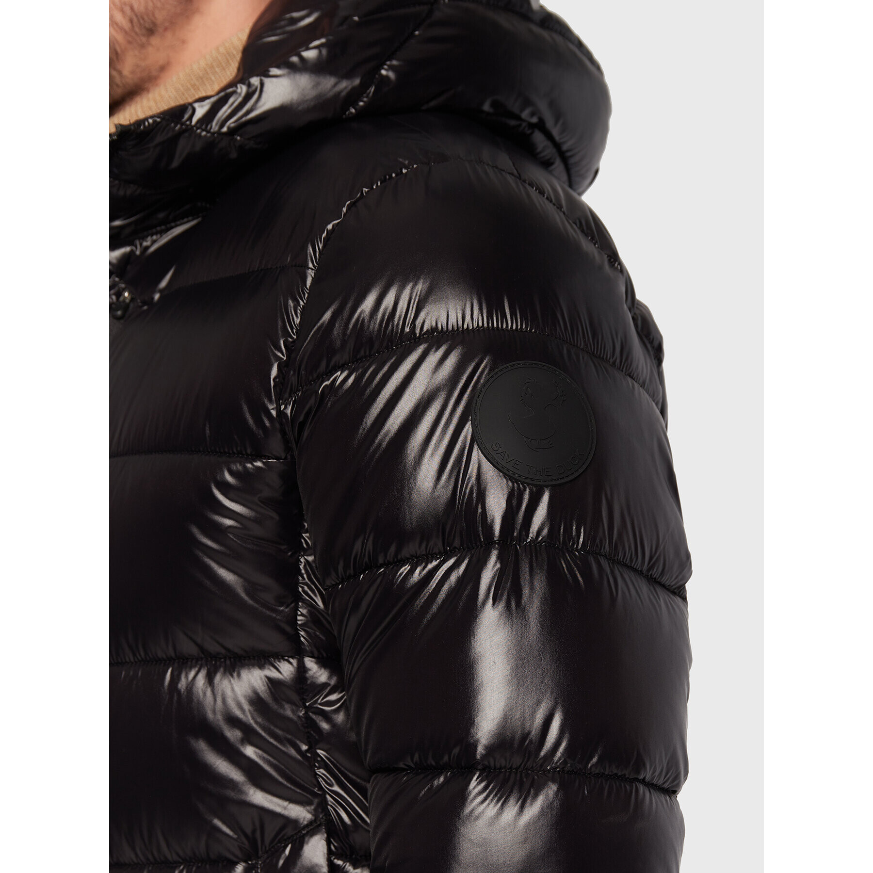 Save The Duck Пухено яке D30816M LUCK15 Черен Regular Fit - Pepit.bg