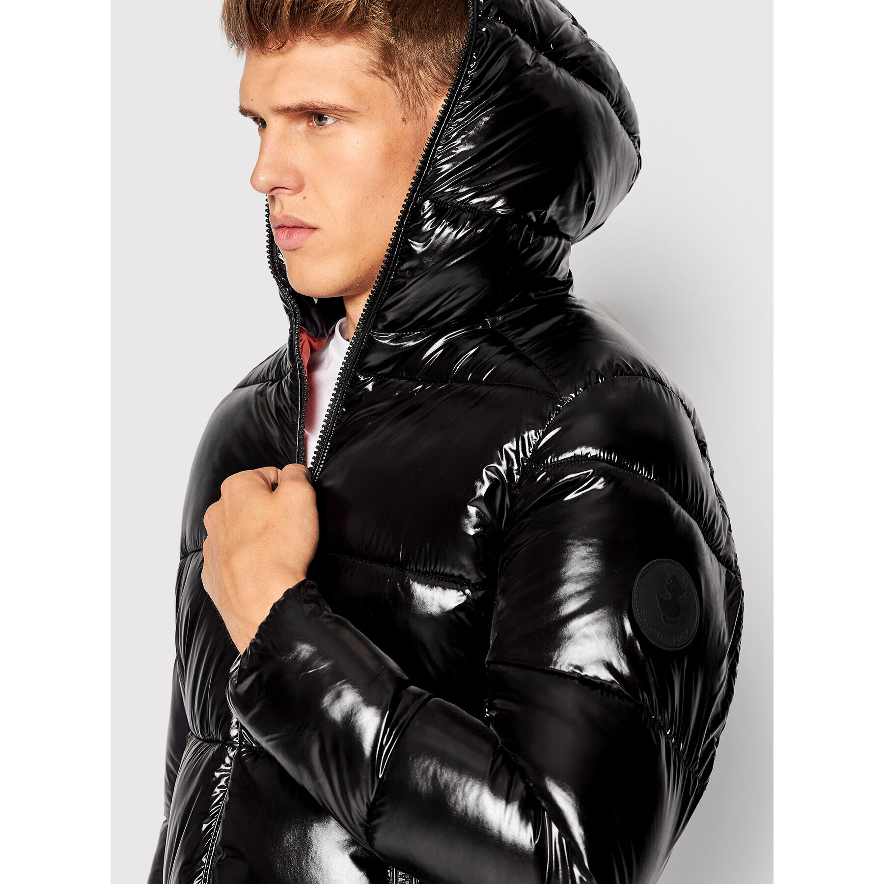 Save The Duck Пухено яке D31280M LUCK15 Черен Regular Fit - Pepit.bg