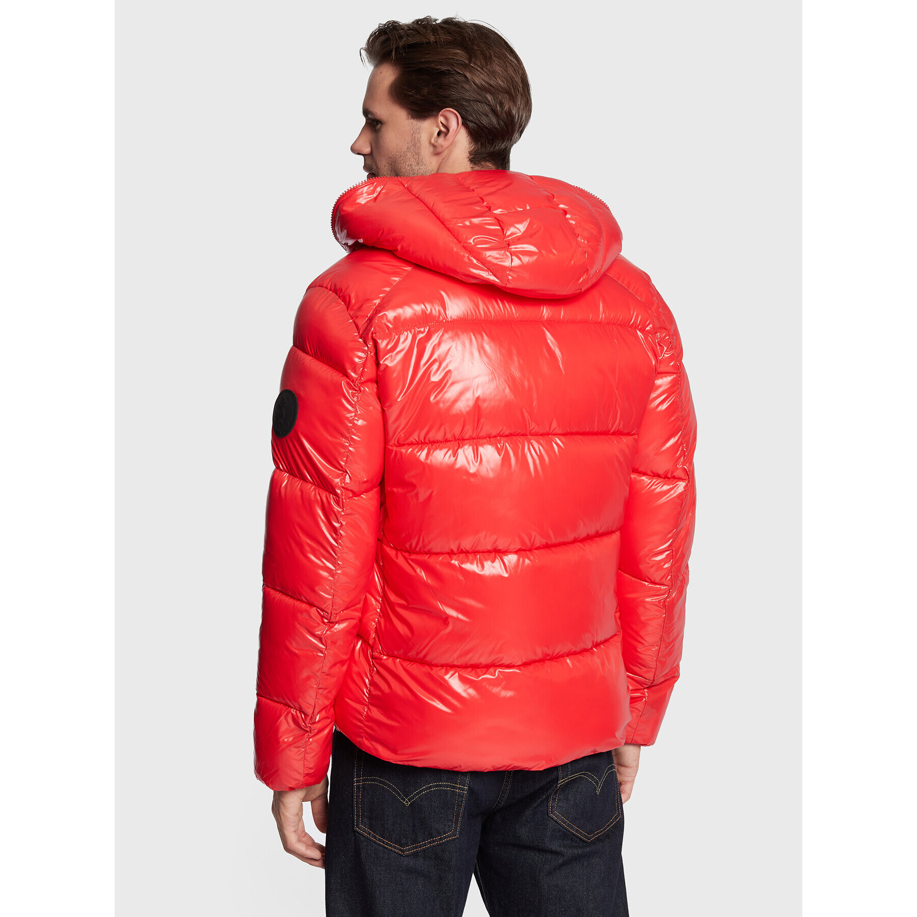 Save The Duck Пухено яке D31280M LUCK15 Червен Regular Fit - Pepit.bg