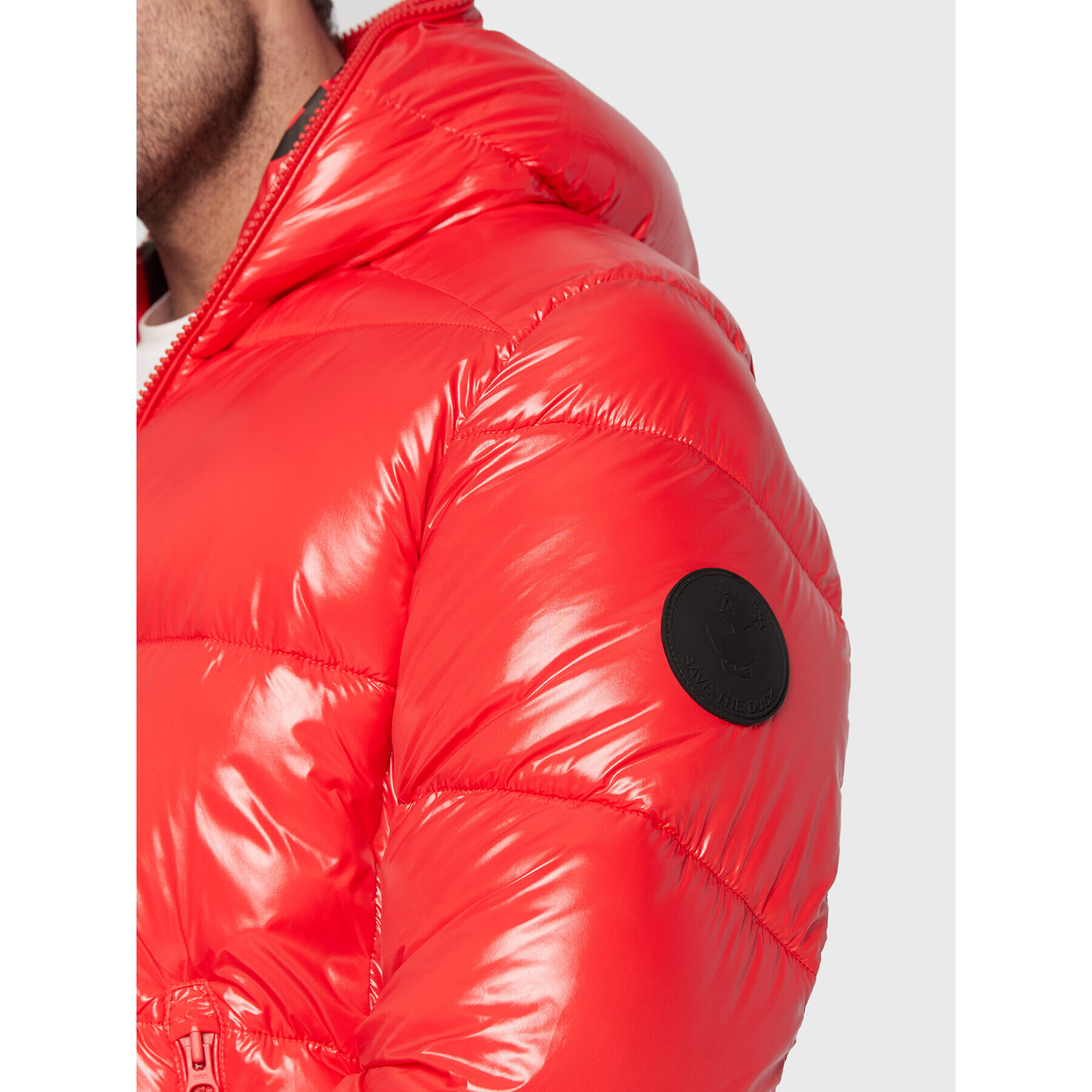 Save The Duck Пухено яке D31280M LUCK15 Червен Regular Fit - Pepit.bg