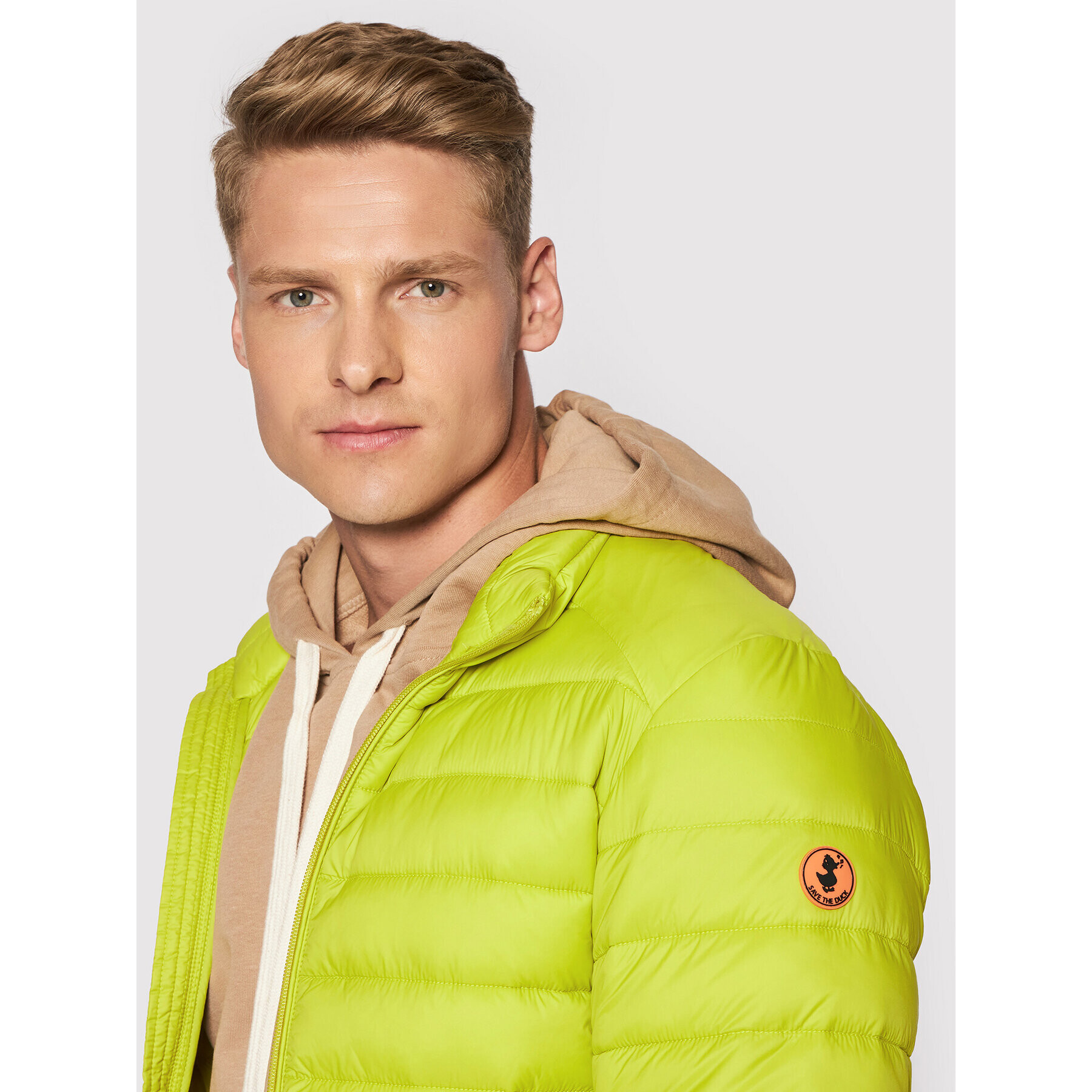 Save The Duck Пухено яке D32430M GIGA13 Зелен Regular Fit - Pepit.bg