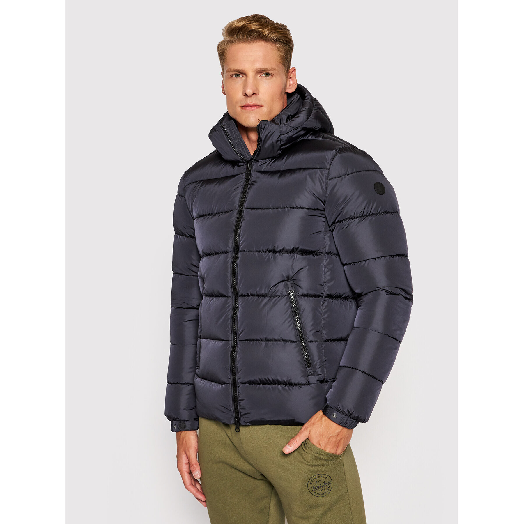 Save The Duck Пухено яке D35560M MEGA13 Черен Regular Fit - Pepit.bg